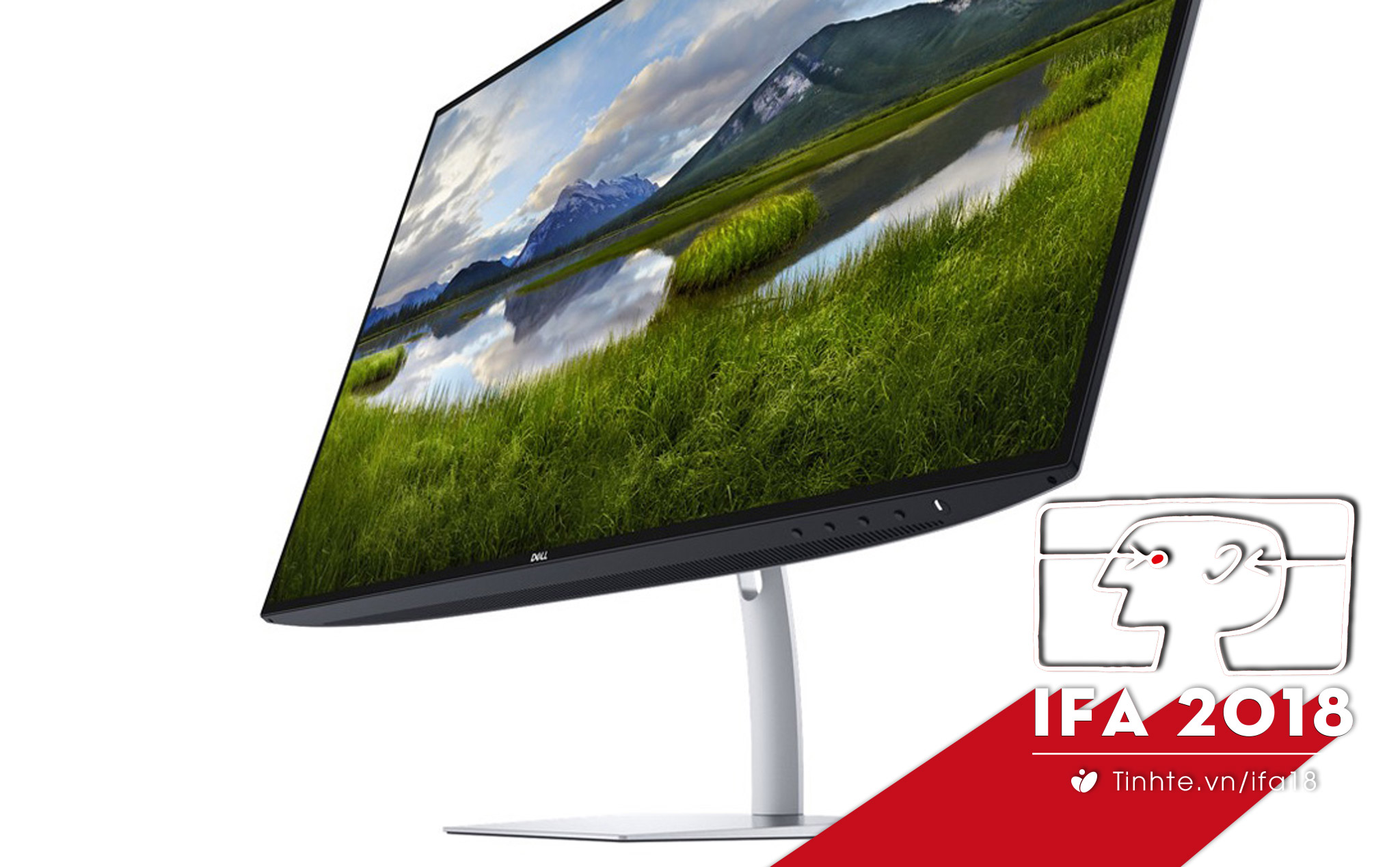 #IFA18: Dell ra mắt màn hình 27" 2K mỏng chỉ 5mm, chỉ cần 1 sợi USB-C nối máy tính