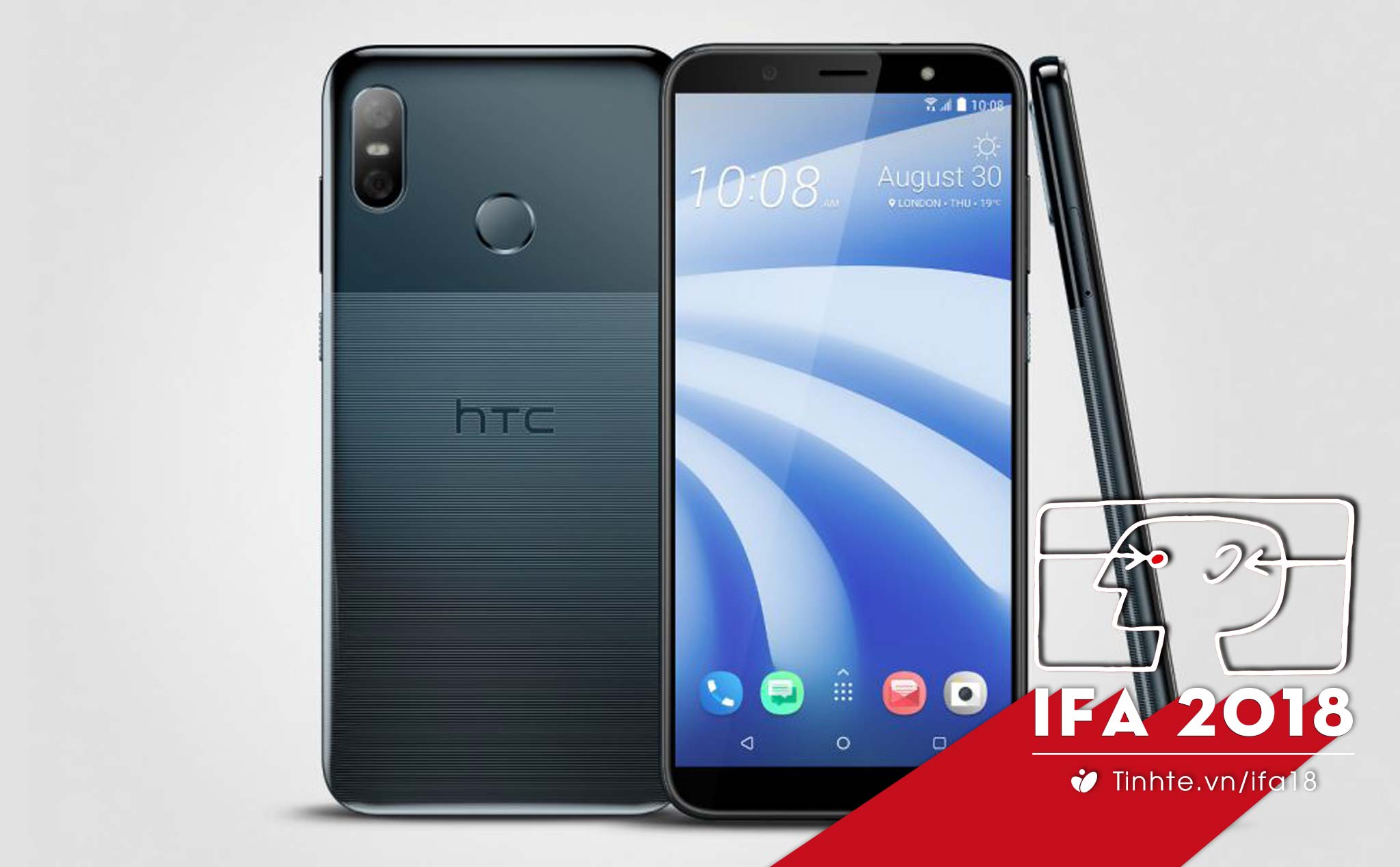#IFA18: HTC U12 life chính thức: màn hình 6", mặt lưng hai tông màu, Snapdragon 636, giá khoảng $400