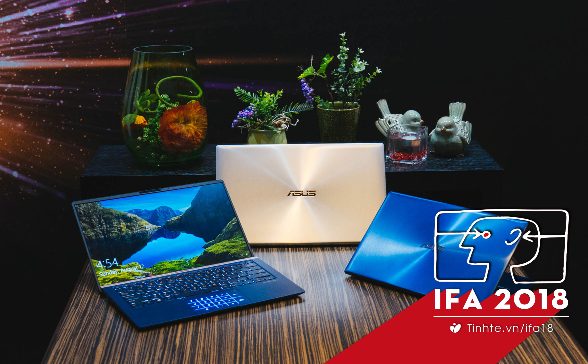 #IFA18: ASUS Zenbook mới - Laptop siêu di động 4 viền siêu mỏng NanoEdge, độ bền chuẩn quân sự