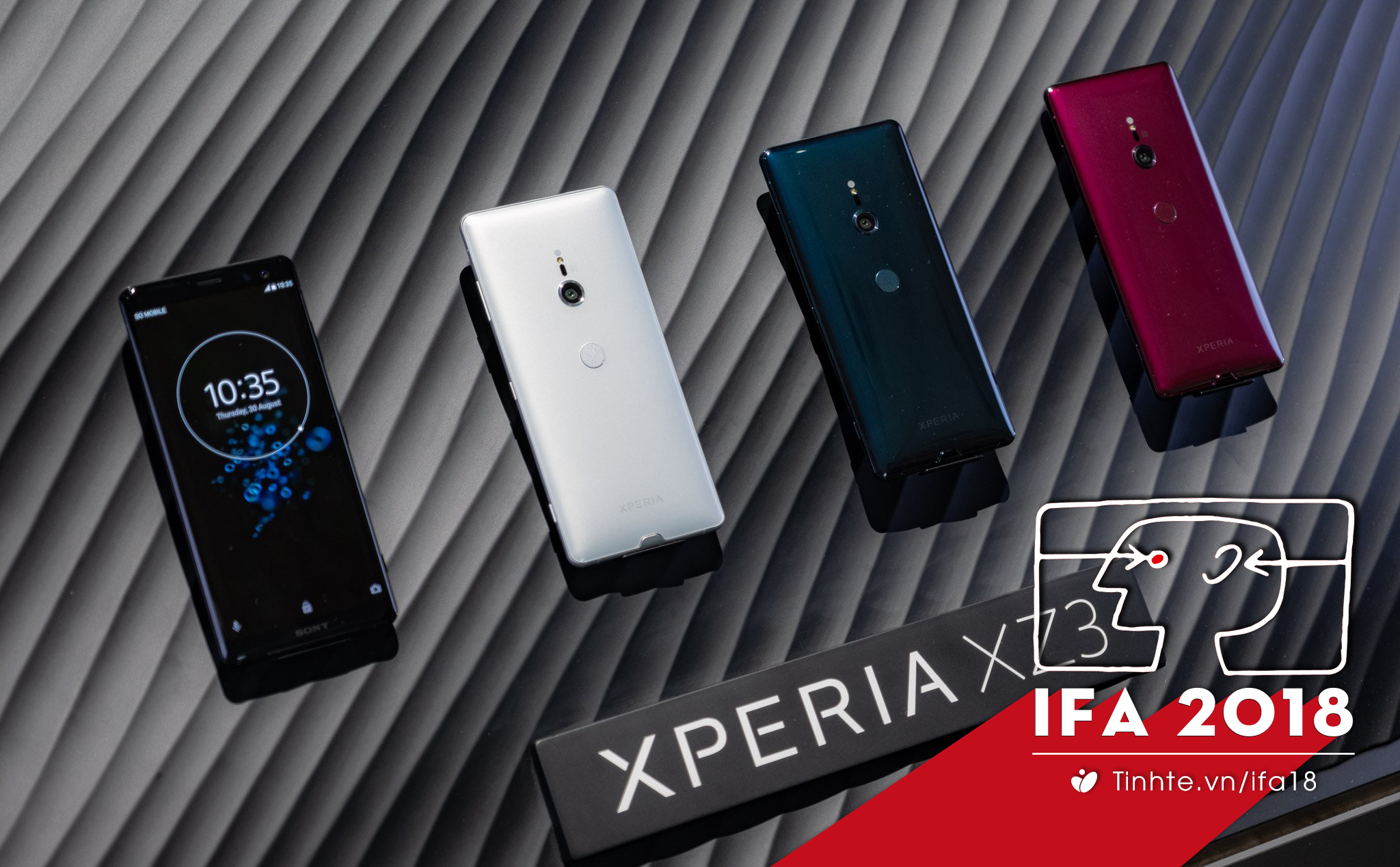 #IFA18: Trên tay Xperia XZ3: Thay đổi thiết kế, màn hình OLED, Viền vẫn dày