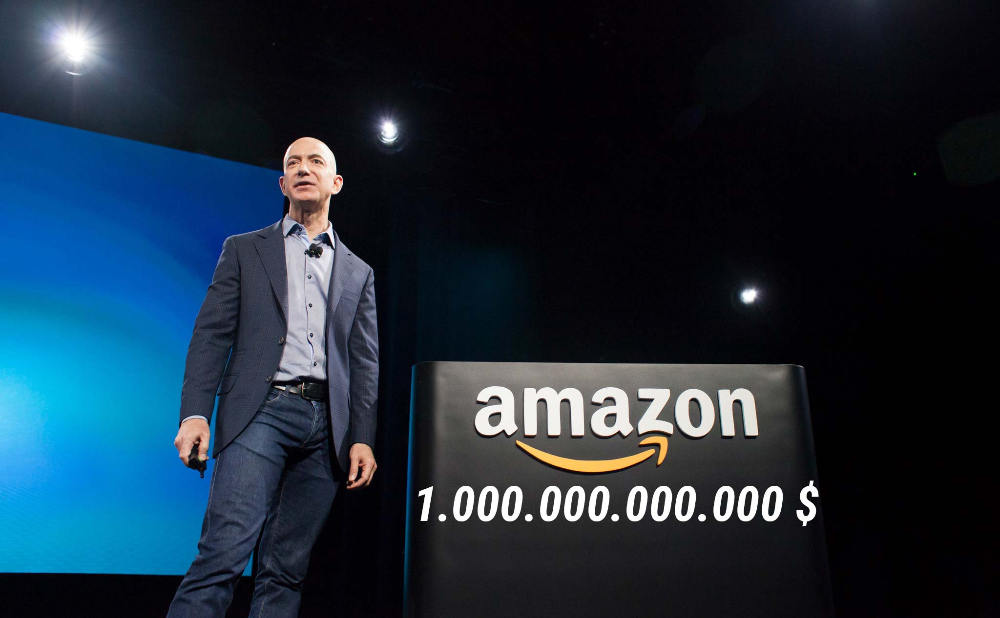 Amazon chính thức trở thành công ty thứ 2 có giá trị 1 ngàn tỷ đô, Apple hiện đang 1,1 ngàn tỷ