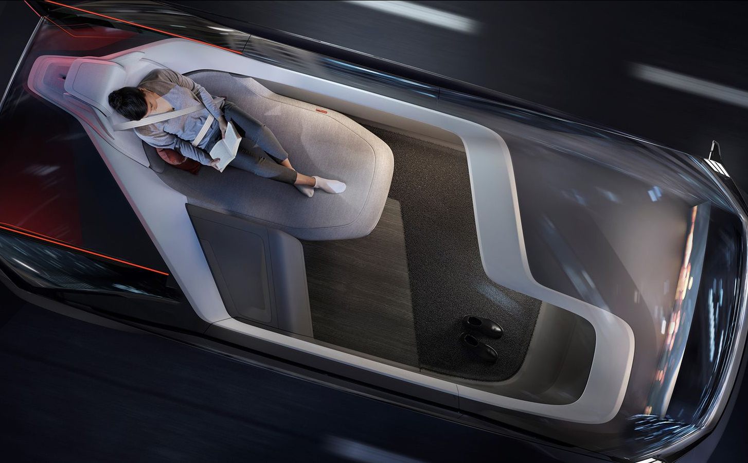 Concept Volvo 360c: xe hơi như một không gian công việc, giải trí và di chuyển