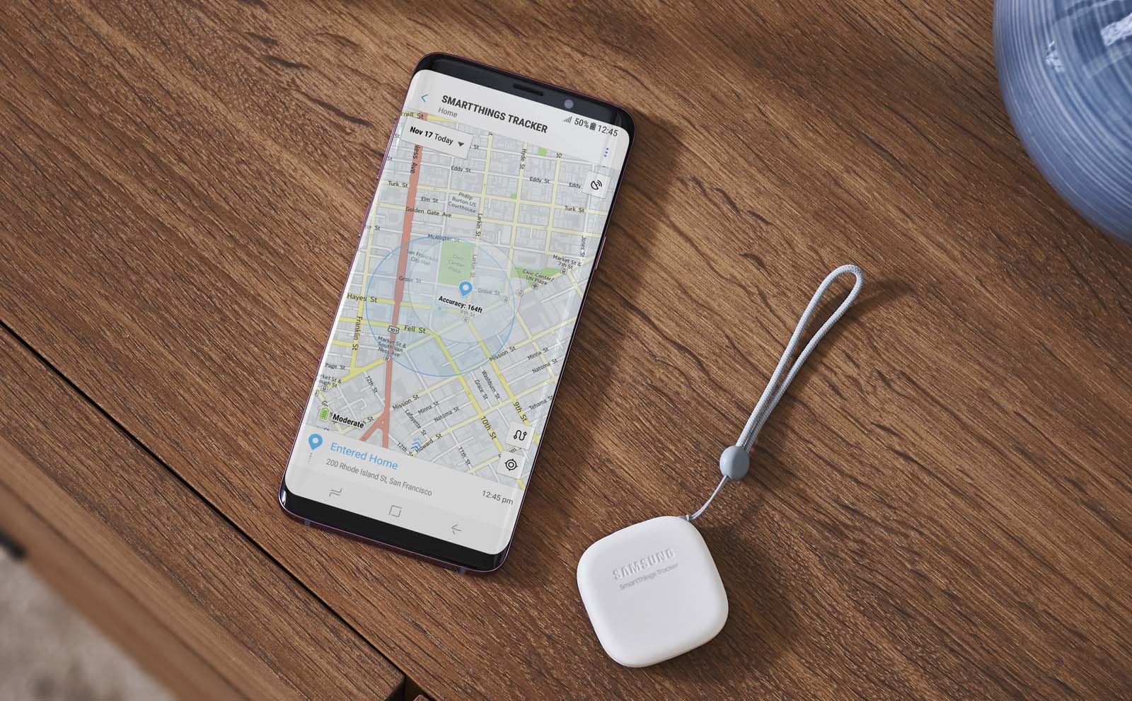Samsung SmartThings Tracker dùng LTE thay Bluetooth để tìm đồ, định vị, bật thiết bị smarthome