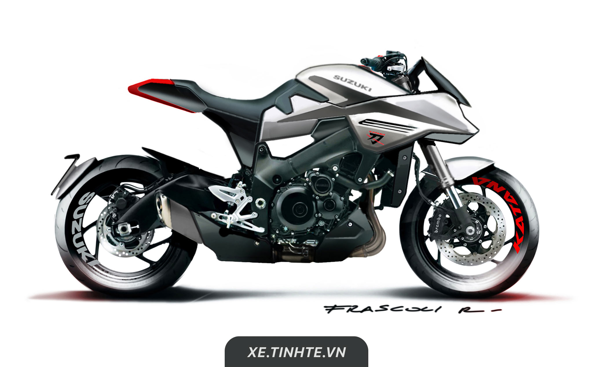 Sportbike Suzuki Katana 2019 sắp ra mắt, thiết kế lai naked, động cơ tăng áp