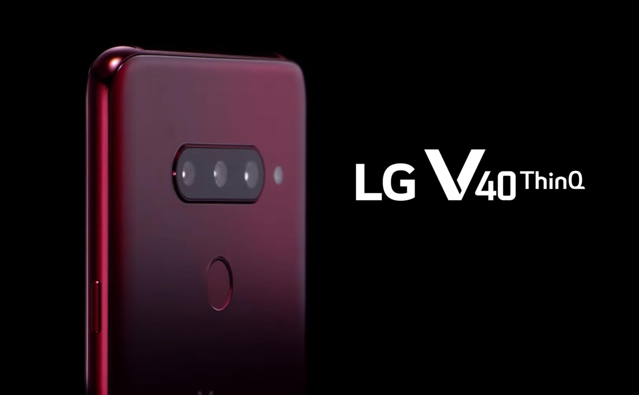 LG xác nhận V40 ThinQ sẽ có 5 camera, màn hình 6,4" viền mỏng, 4 màu sắc