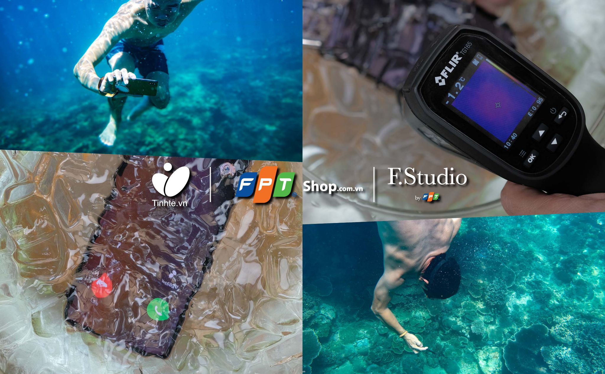 Thử nước iPhone Xs Max: bao biển, bao hồ, bao rửa không bao thùng đá