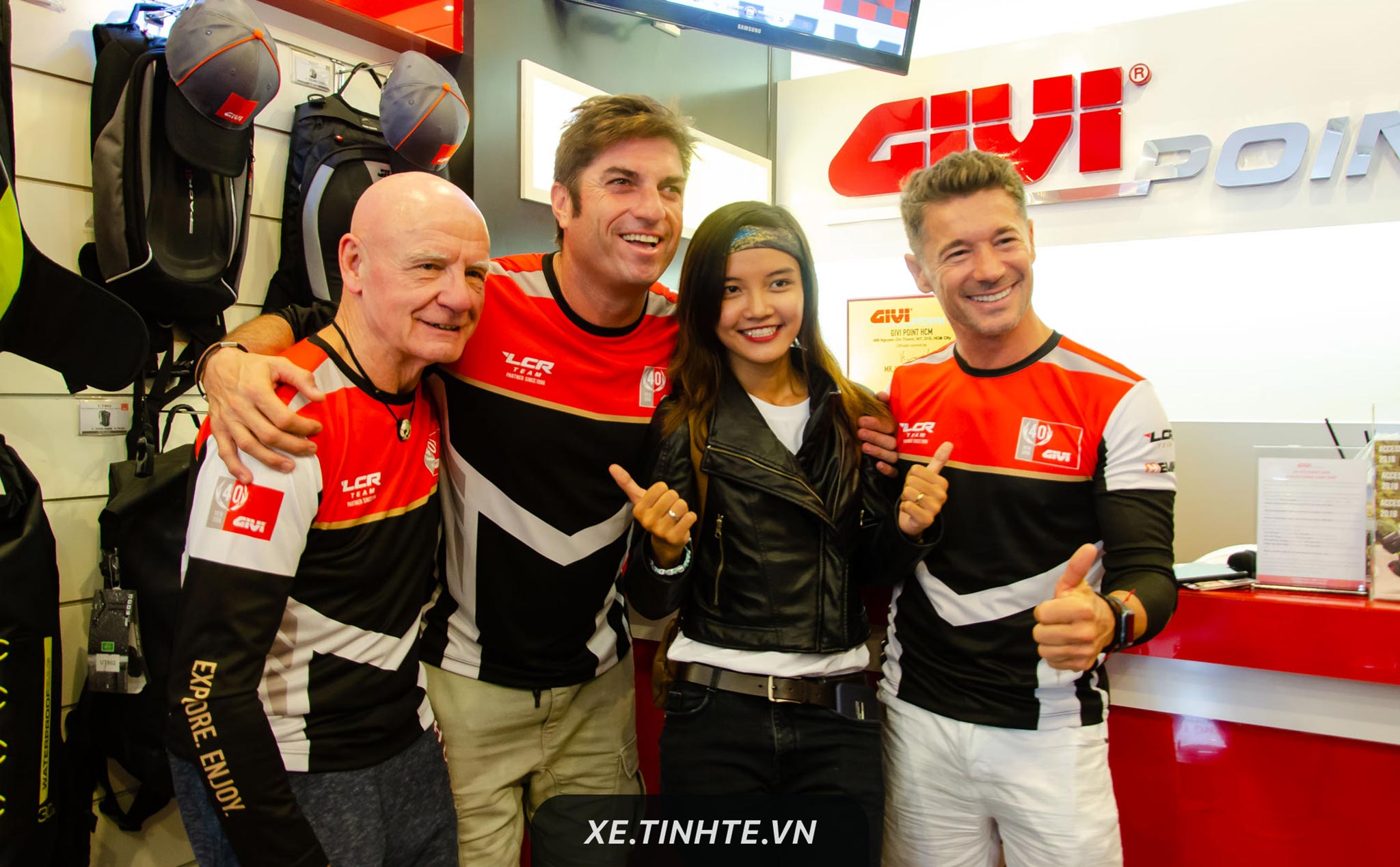 [Hình ảnh] Đội đua MotoGP LCR Team đến Việt Nam, kỷ niệm 20 năm hợp tác với GIVI