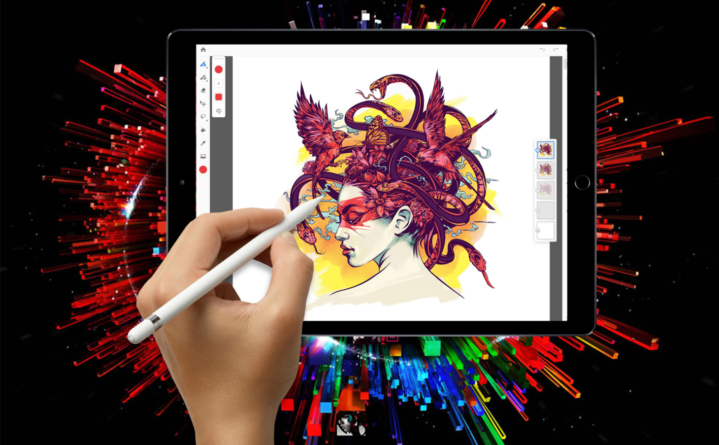 Photoshop CC sắp có bản full cho iPad, tính năng gần giống trên máy tính
