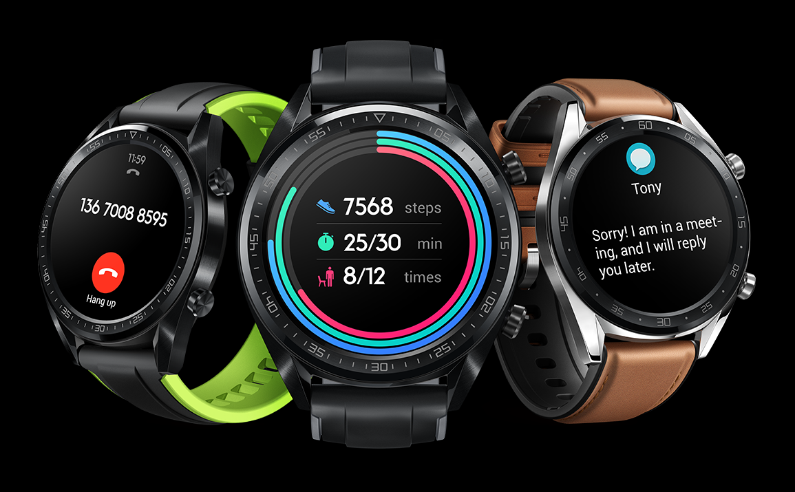 Huawei Watch GT chính thức ra mắt, cảm biến nhịp tim AI, pin lên đến 1 tháng, giá từ 199€