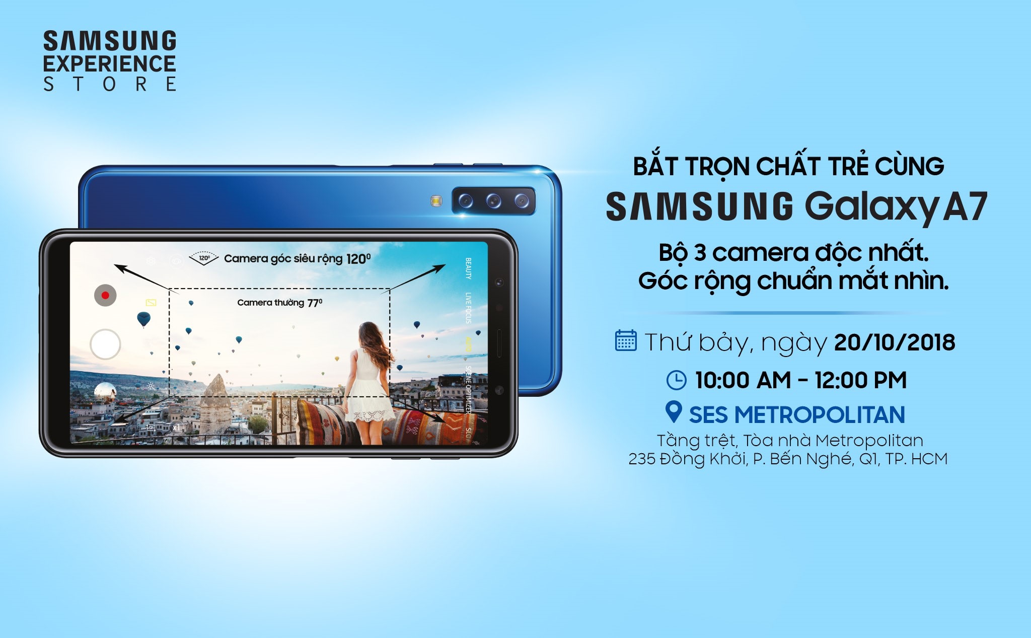 [QC] Mời tham gia Offline trải nghiệm “Bắt trọn chất trẻ cùng A7” từ Samsung