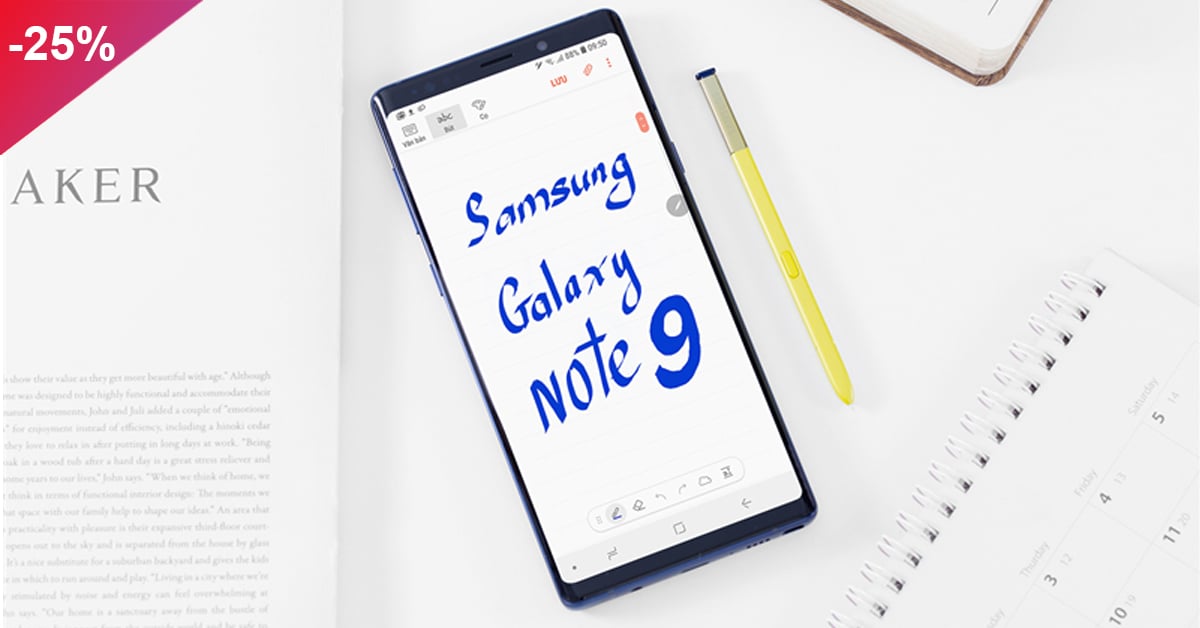 Điện Thoại Samsung Galaxy Note 9 (128GB/6GB) chỉ còn 17.242.500đ