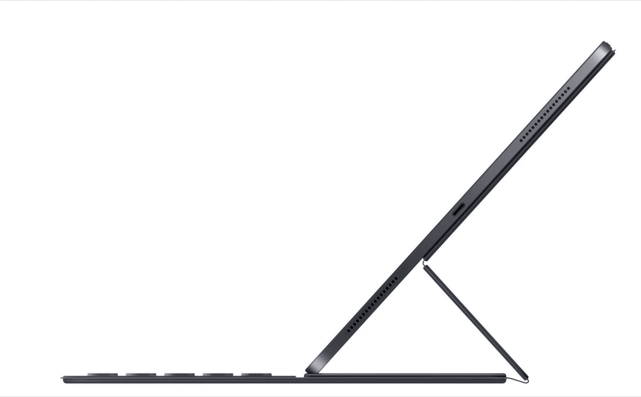 Apple Smart Keyboard Folio mới, kết nối từ tính, hai góc dựng iPad, giá 199$