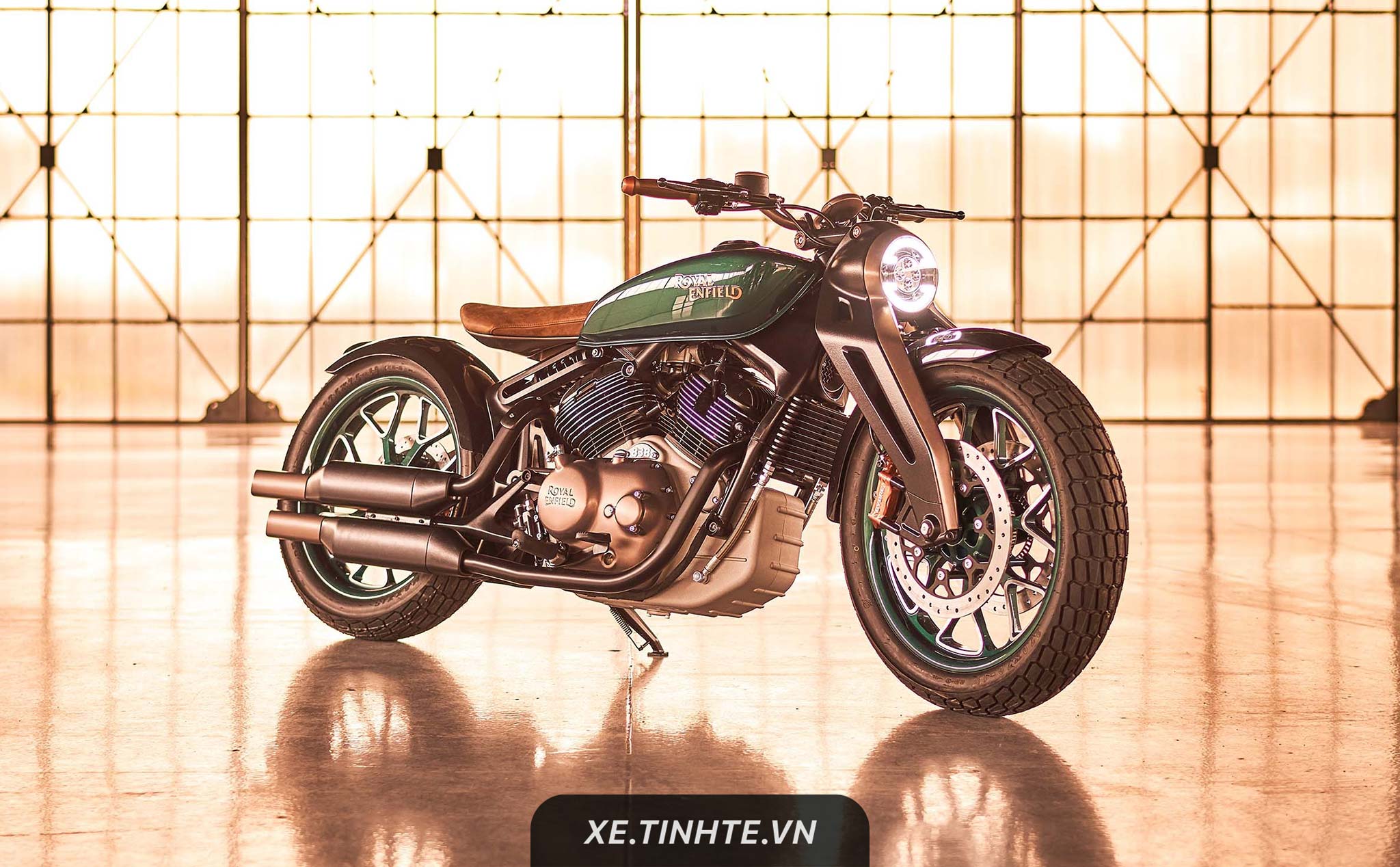 [EICMA18] Royal Enfield ra mắt KX Concept - phong cách bobber, động cơ V-Twin 1.400cc