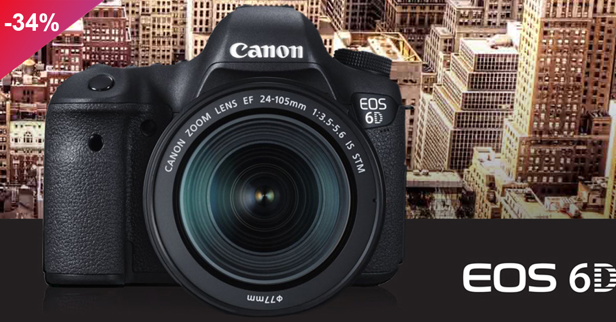 Máy ảnh SLR Canon EOS 6D Body chỉ còn 20.990.000đ