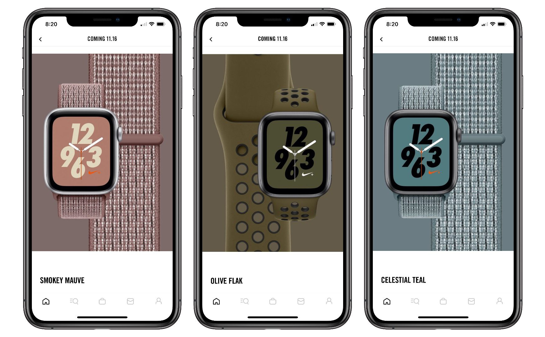 Nike ra mắt 3 phiên bản dây mới cho Apple Watch Nike+