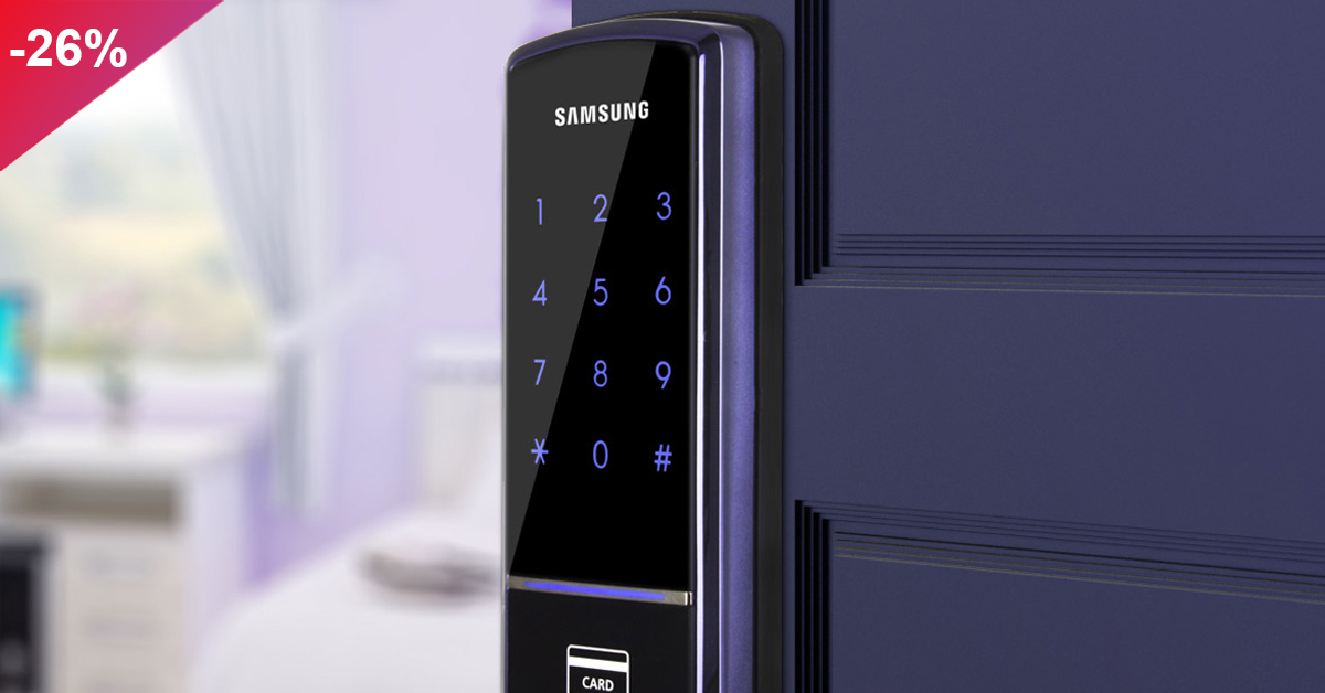 Khóa cửa điện tử Samsung SHS-1321 chỉ còn 3.500.000đ