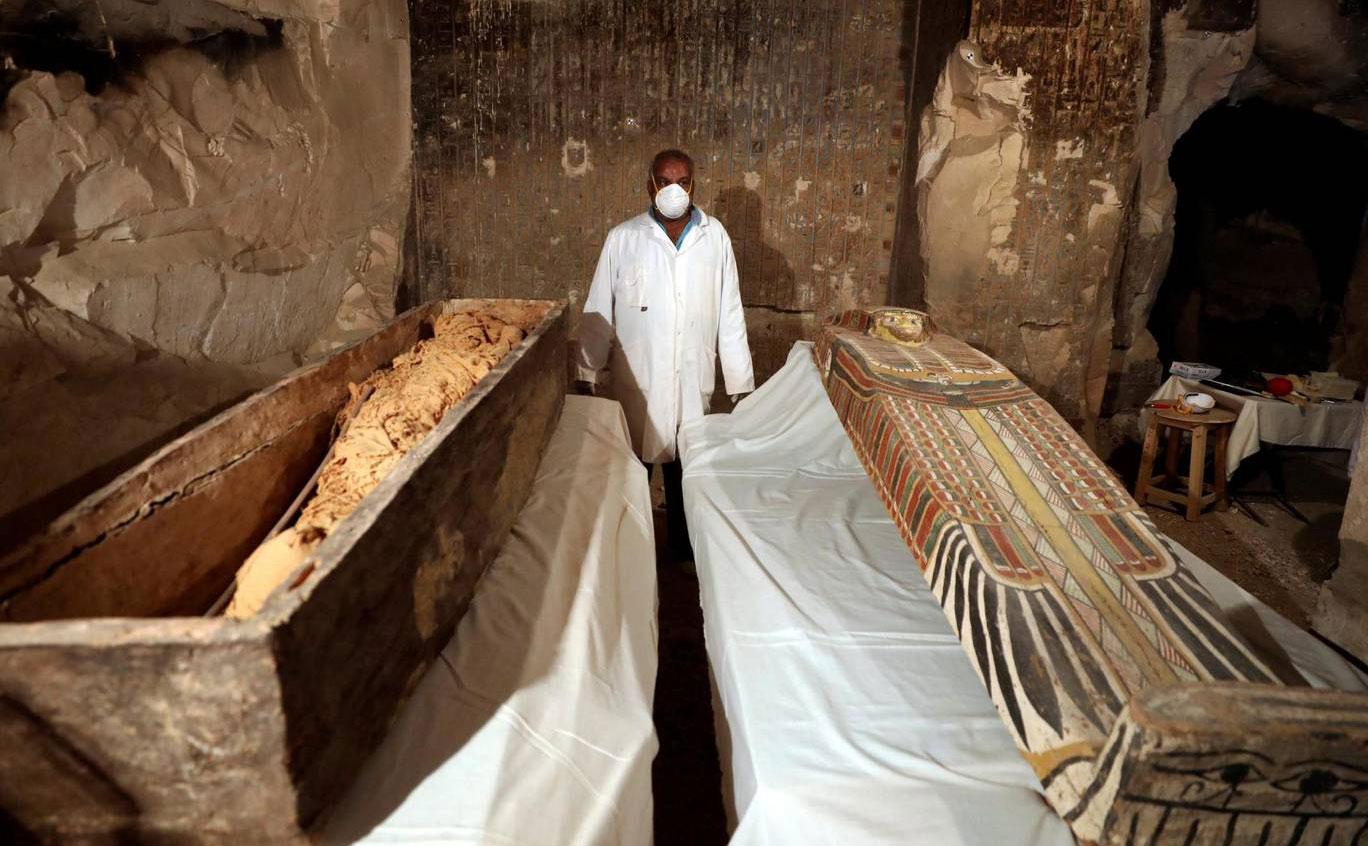 Khai quật cổ mộ niên đại hơn 3500 năm tại Ai Cập: 2 xác ướp bảo quản tốt, vô số cổ vật quý