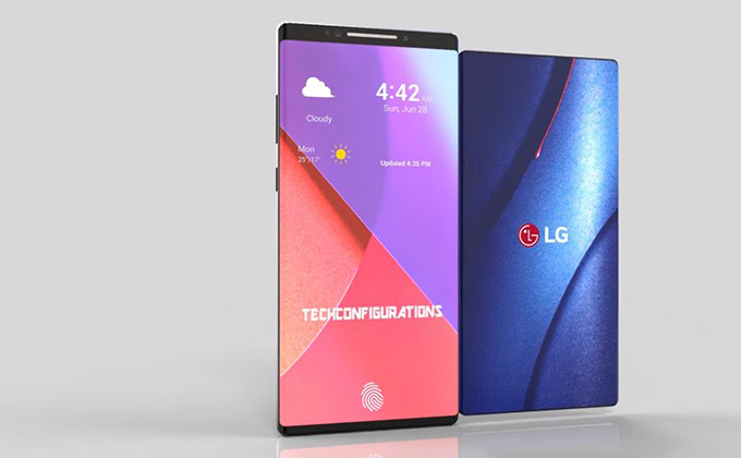 LG có bằng sáng chế điện thoại màn hình gập, viền mỏng, vân tay dưới màn hình