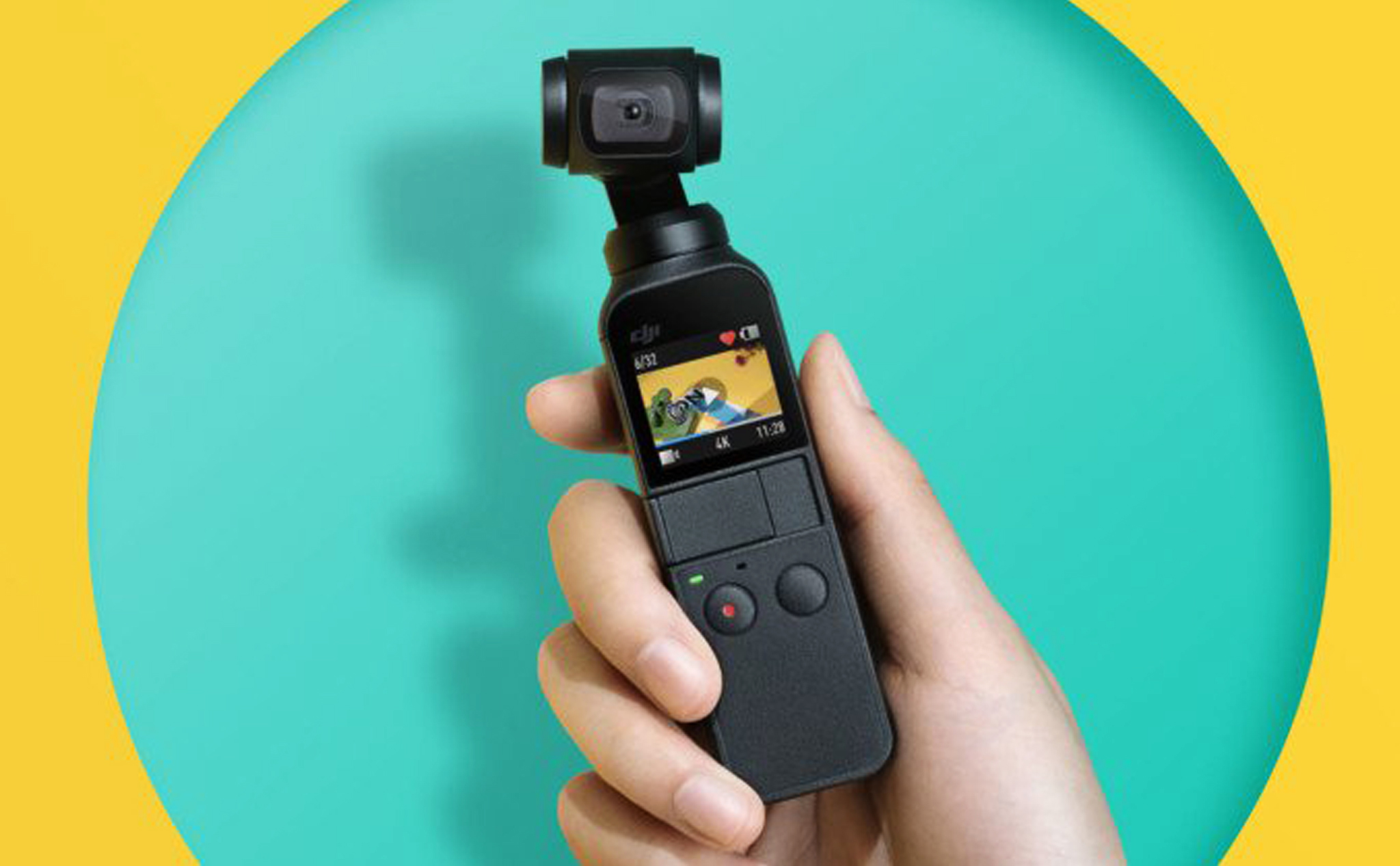 Dji Osmo Pocket: Máy quay phim nhỏ nhất thế giới với 3 trục chống rung, quay phim 4K