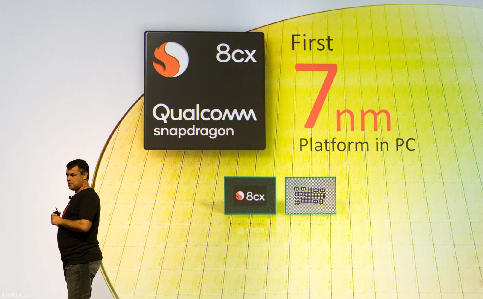 Snapdragon 8cx dành cho laptop: mạnh như chip Intel 15W, pin nhiều ngày, không cần quạt tản nhiệt