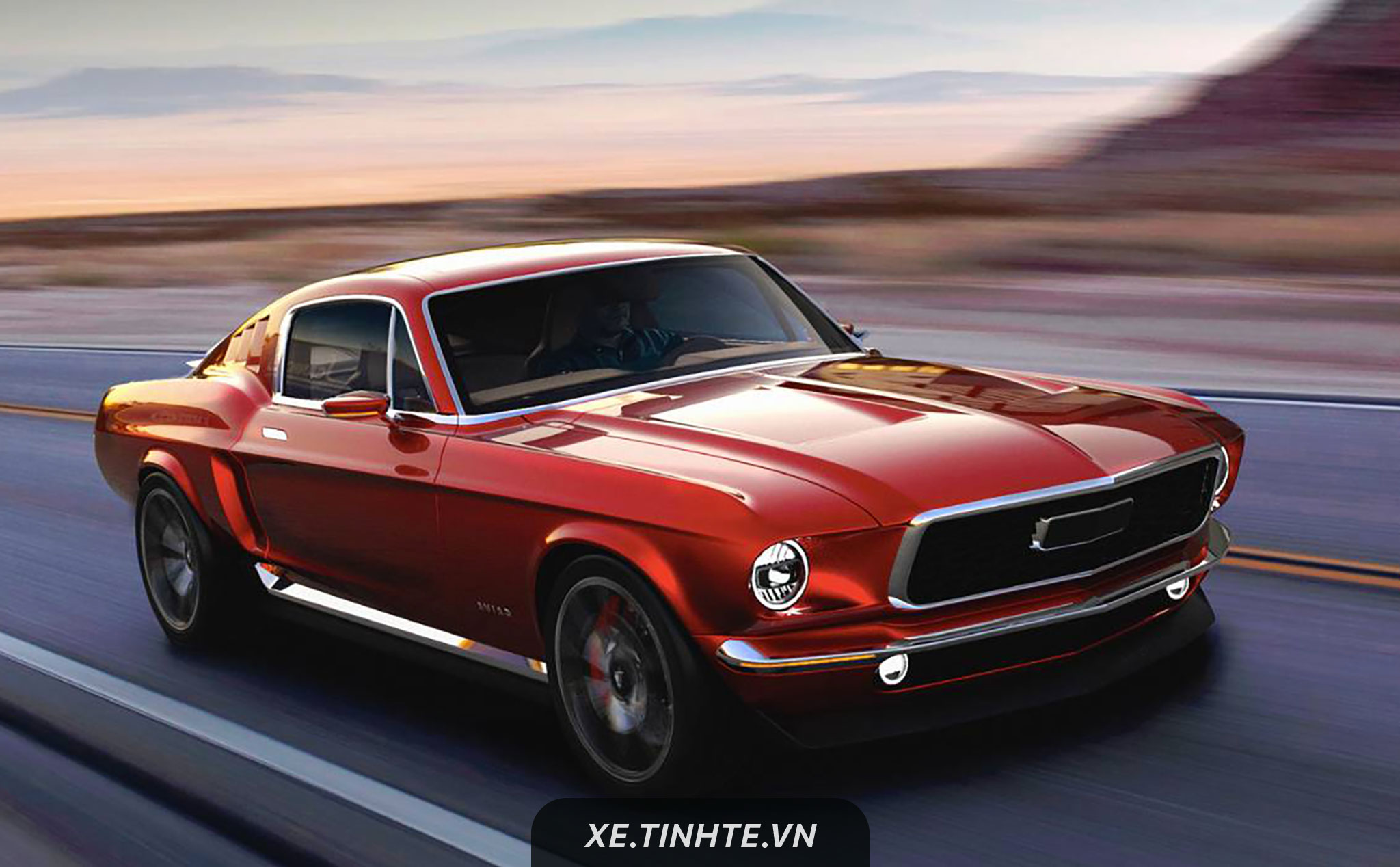 Kiểu "Mustang 1967" với động cơ điện: 840 mã lực, 0-100 km/h trong 2,2 giây, sạc 1 lần chạy 507km