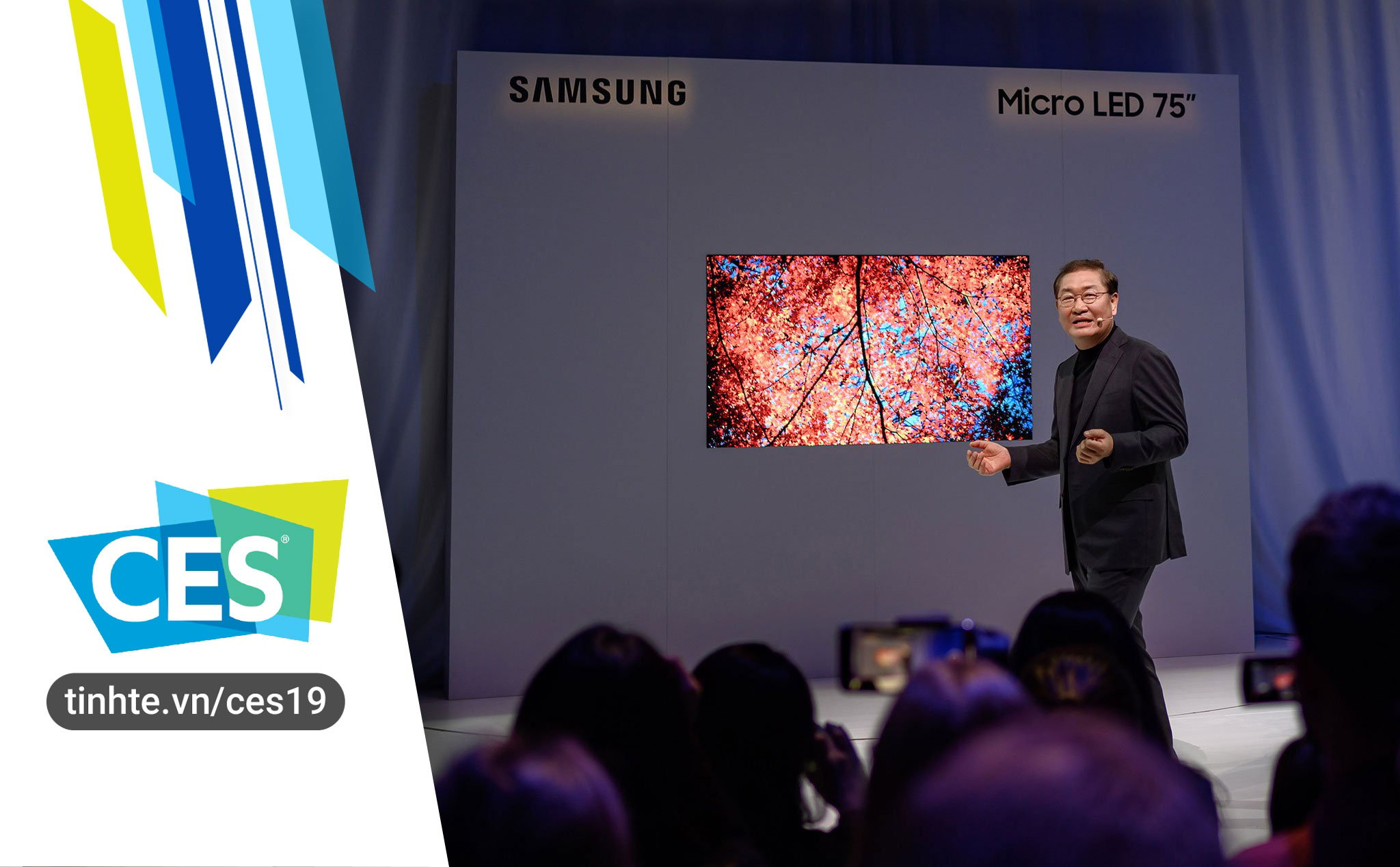 #CES19: Samsung ra mắt TV microLED 4K kích thước 75 inch