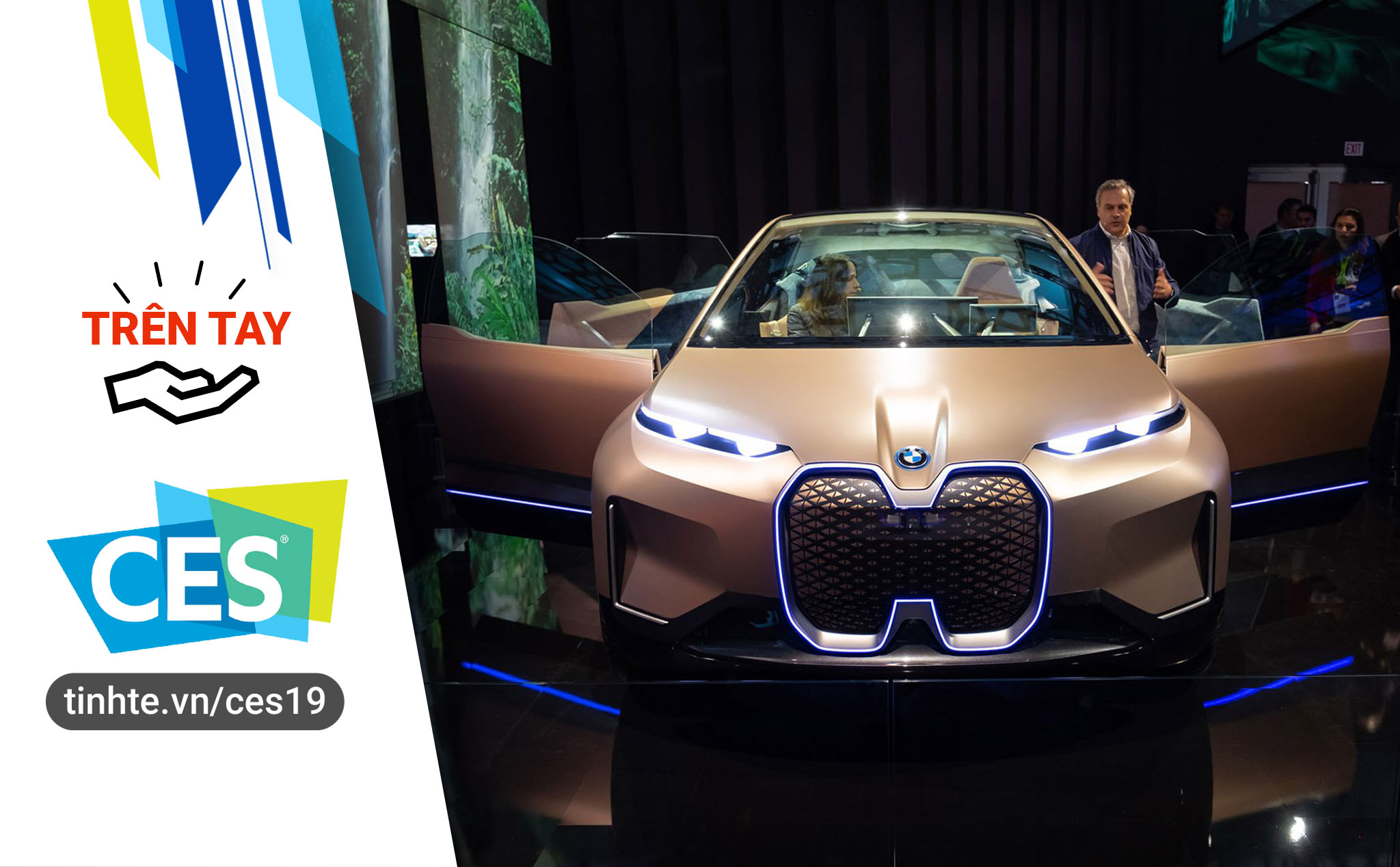 #CES19 "Trên tay" xe concept BMW Vision iNEXT tích hợp gói công nghệ tương tác Shy Tech rất thú vị