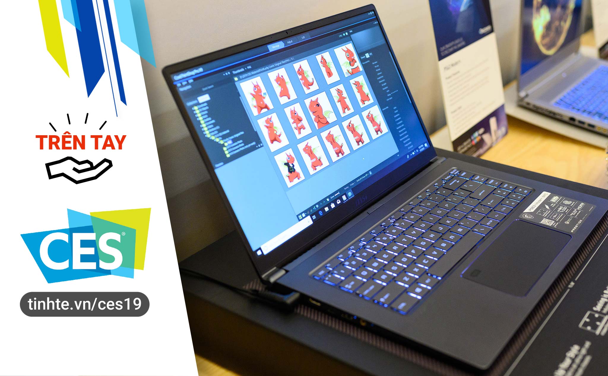 #CES19: Trên tay MSI Prestige PS63 Modern - laptop doanh nghiệp, hợp tác cùng Discovery Channel