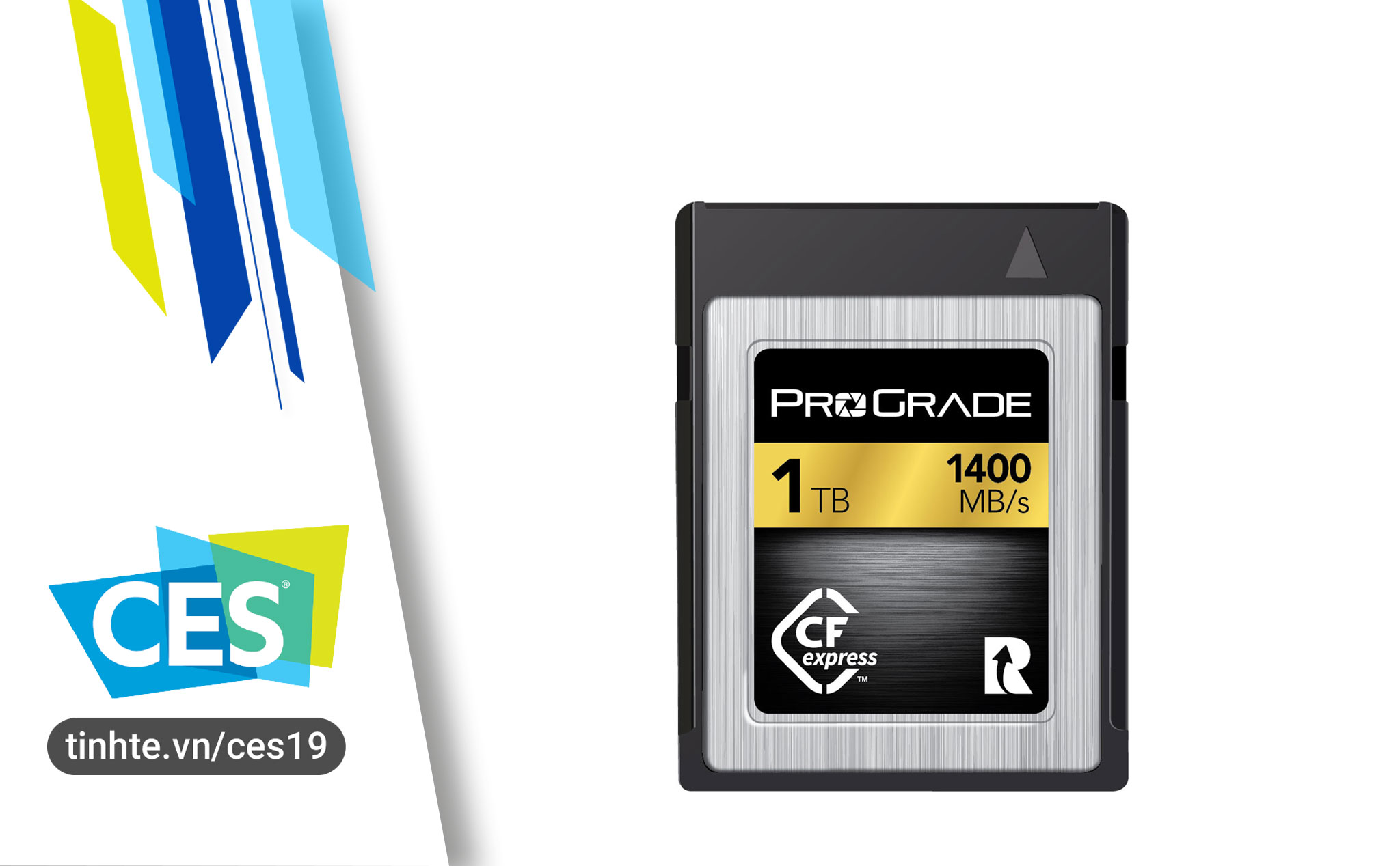 #CES19: ProGrade giới thiệu thẻ nhớ CFexpress 1TB, tốc độ 1.400MB/s