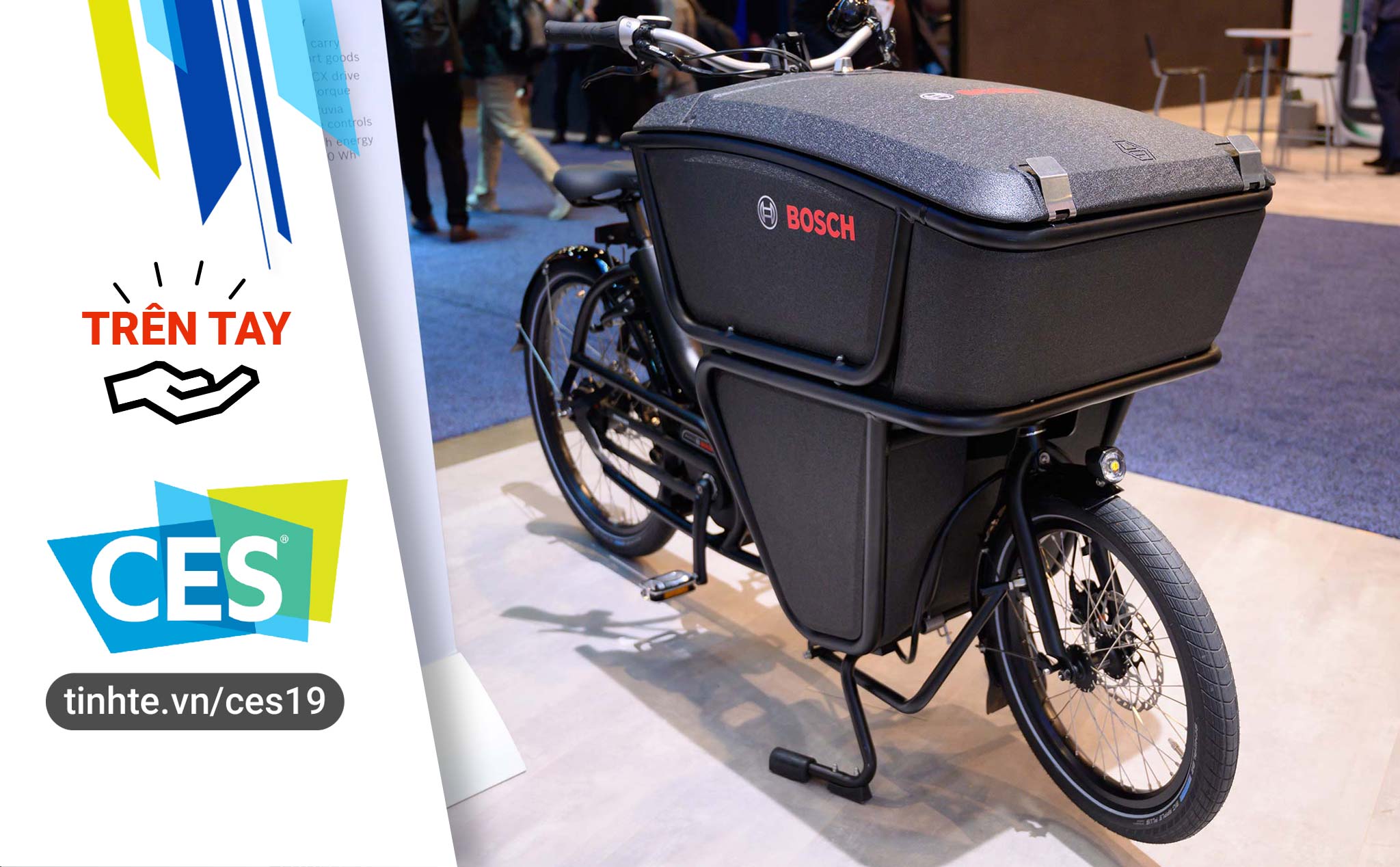 #CES19: Trên tay xe đạp điện Bosch dành cho anh em shipper
