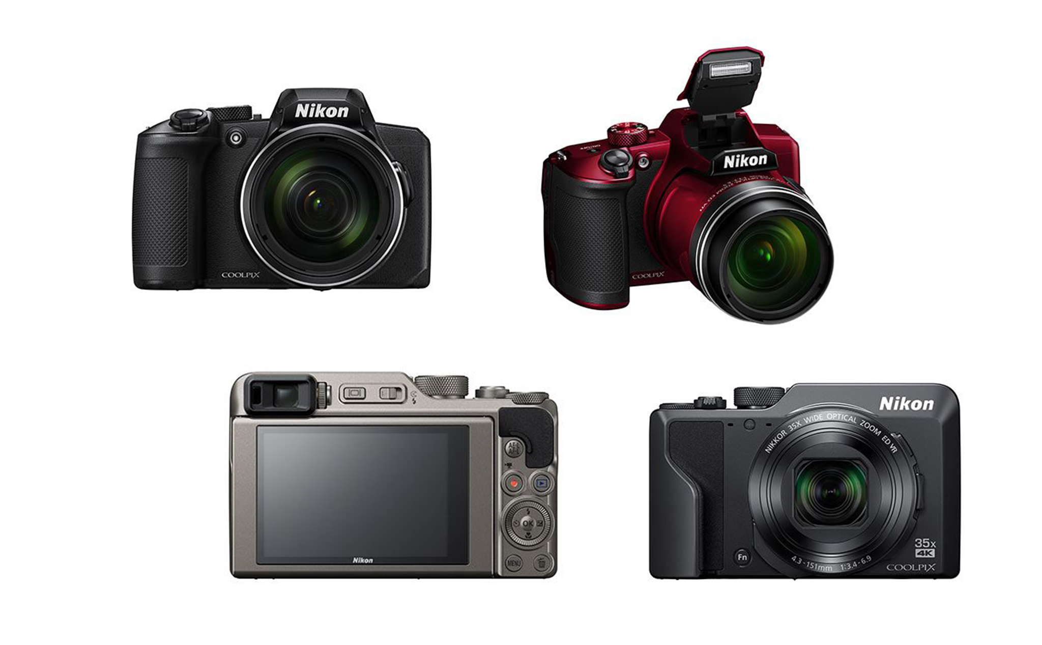 Nikon ra mắt 2 dòng máy ảnh siêu zoom mới là Coolpix B600 và A1000