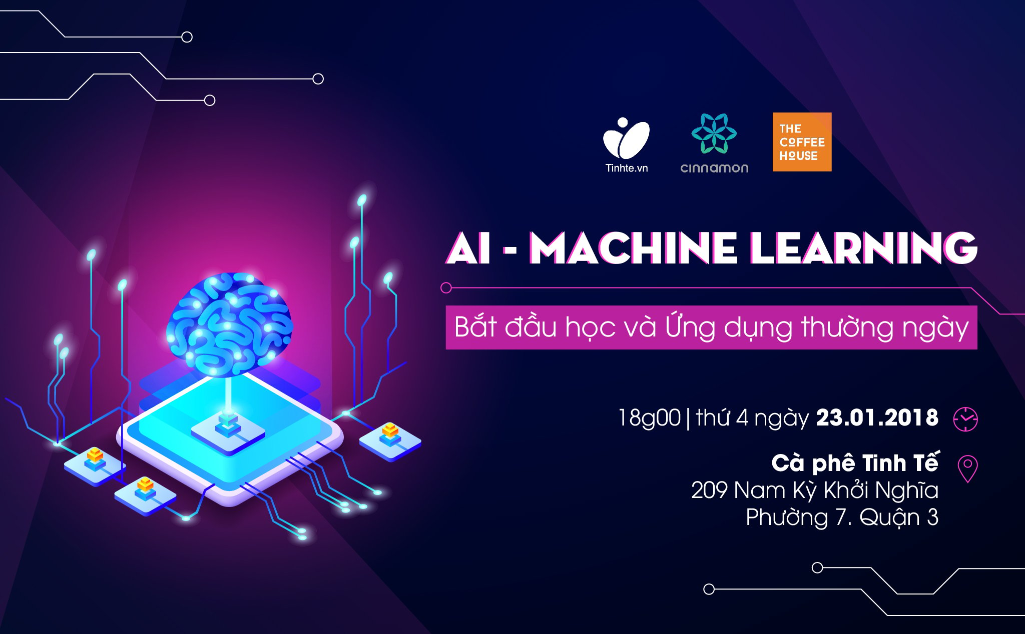 Mời dự workshop chia sẻ về cách bắt đầu học AI, machine learning và ứng dụng thực tế