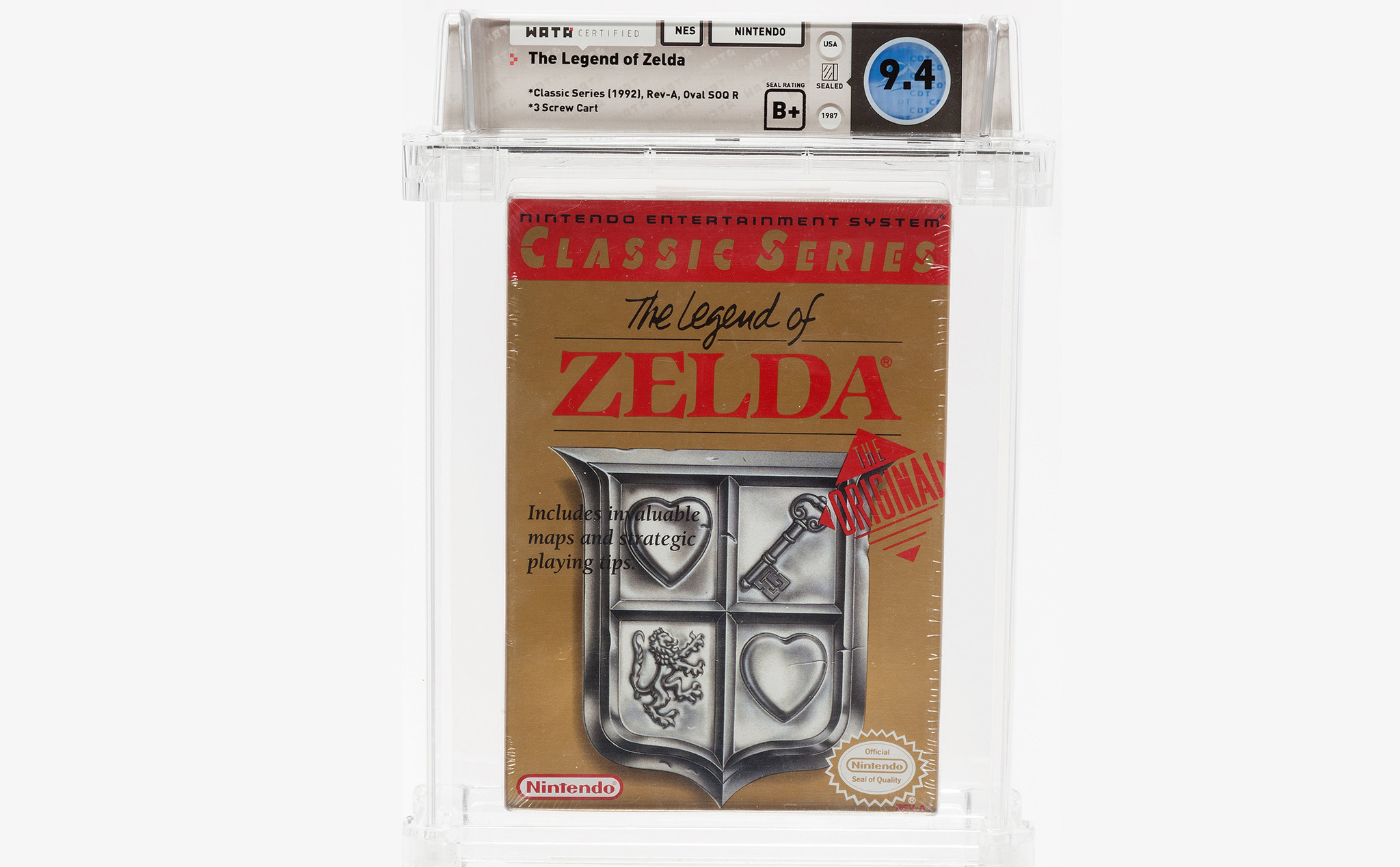 Băng game The Legend of Zelda “nguyên tem” đem về 3.360 USD ở cuộc đấu giá