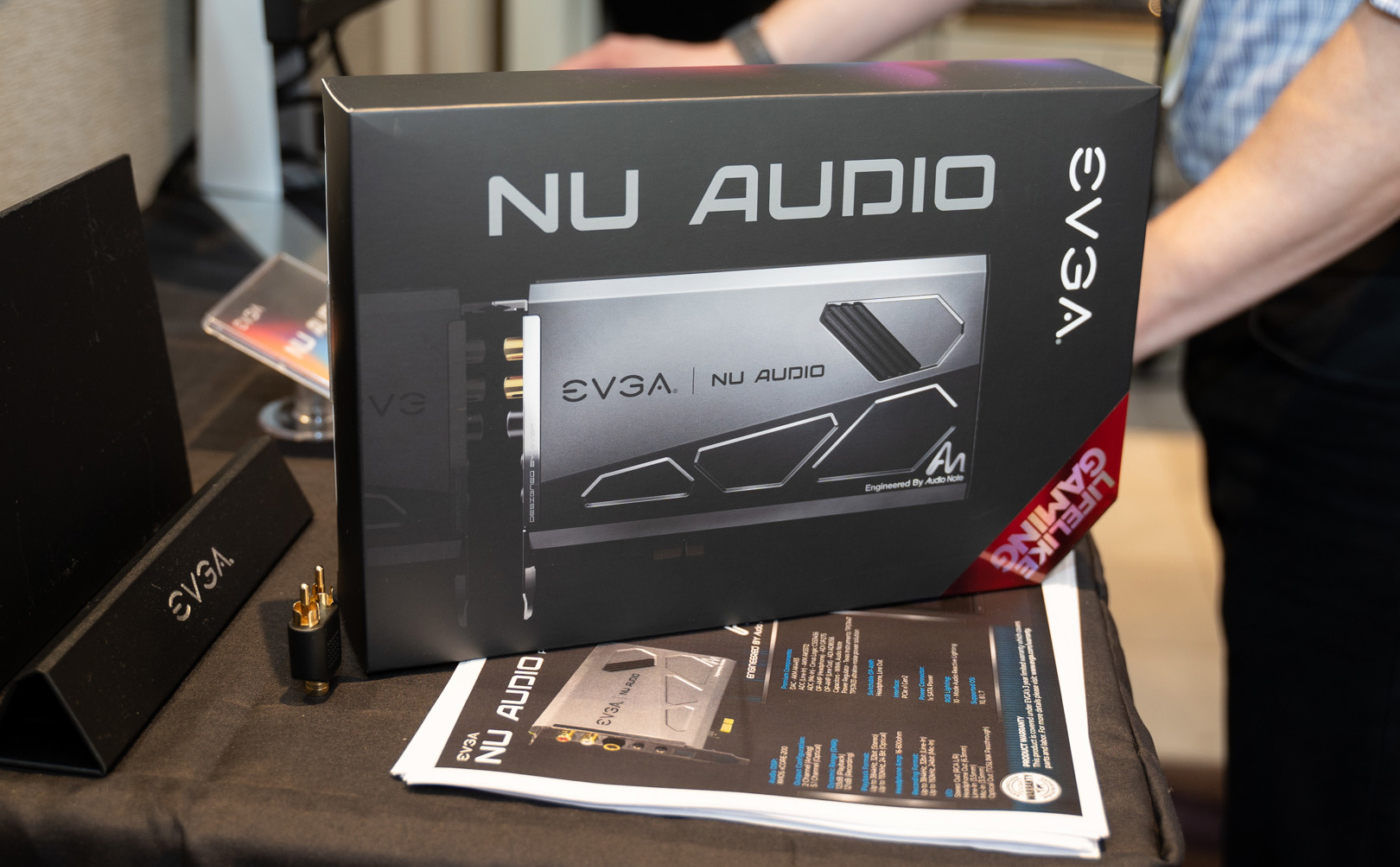 EVGA NU AUDIO: Soundcard chất lượng cao, dùng linh kiện của Audio Note