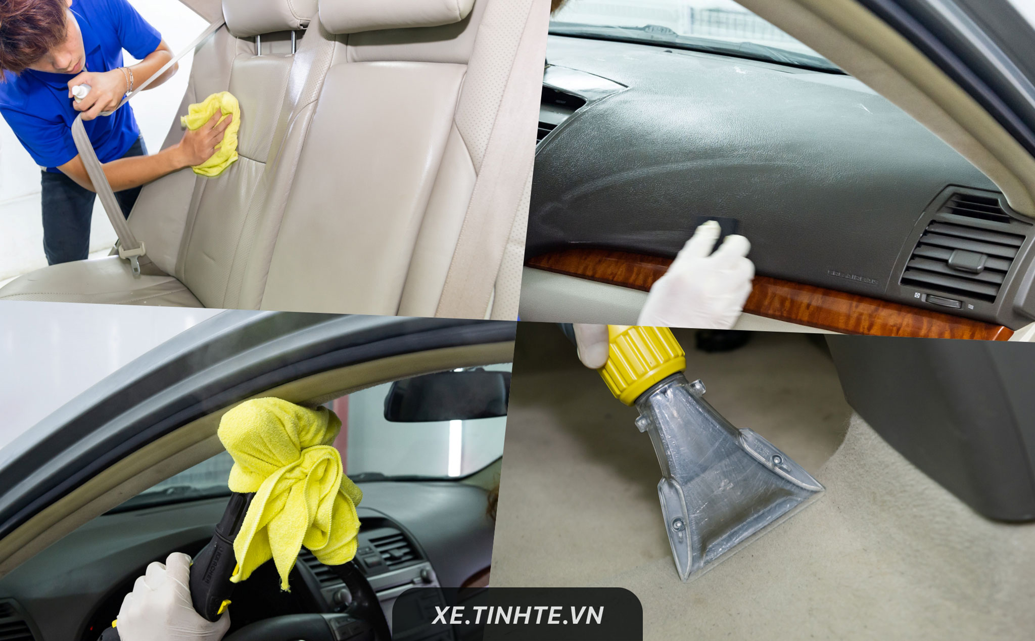 Chia sẻ kinh nghiệm dọn vệ sinh nội thất xe hơi đón Tết