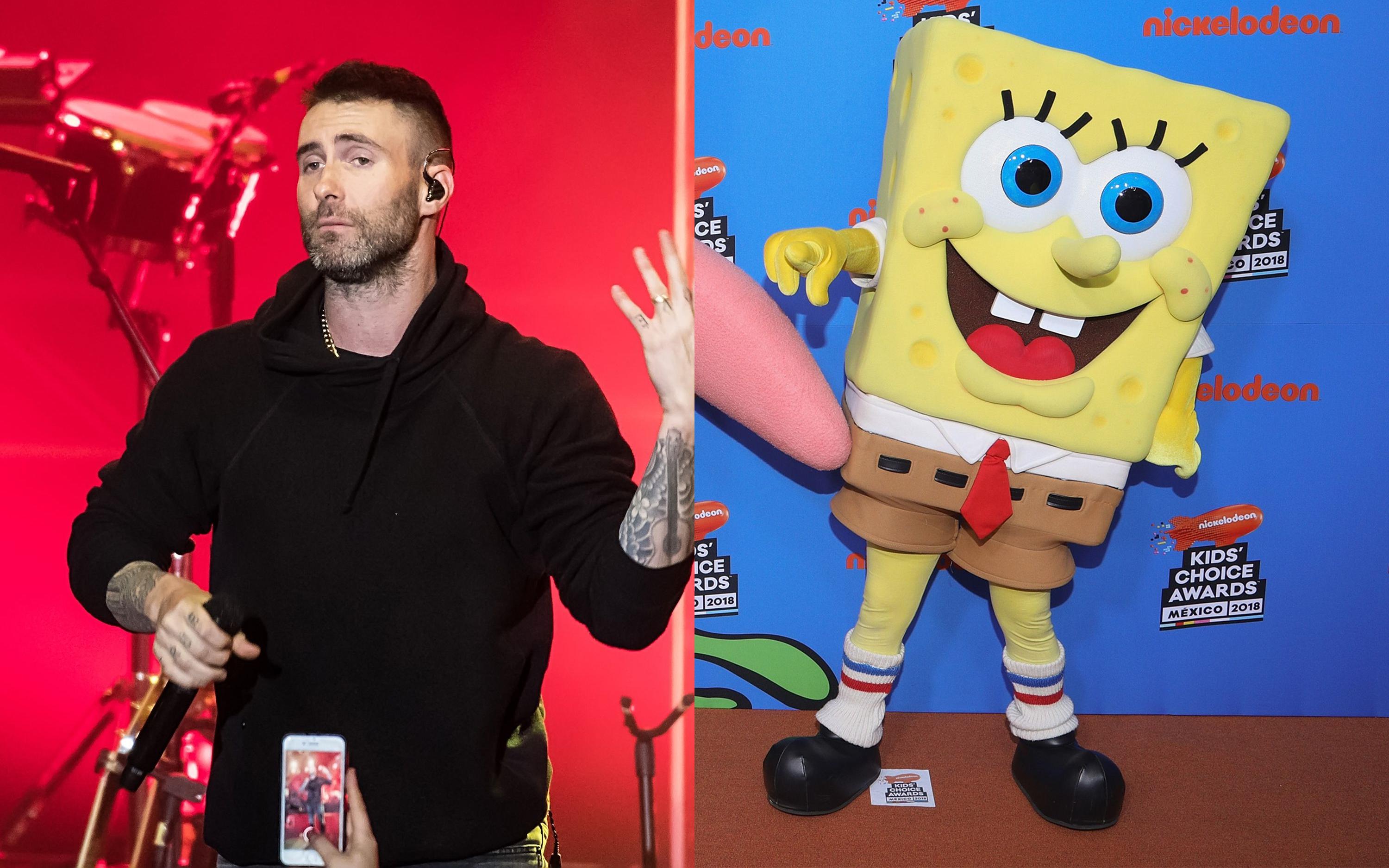 Fan hâm mộ gửi đơn kiến nghị Maroon 5 trình diễn nhạc phim hoạt hình SpongeBob tại show Super Bowl