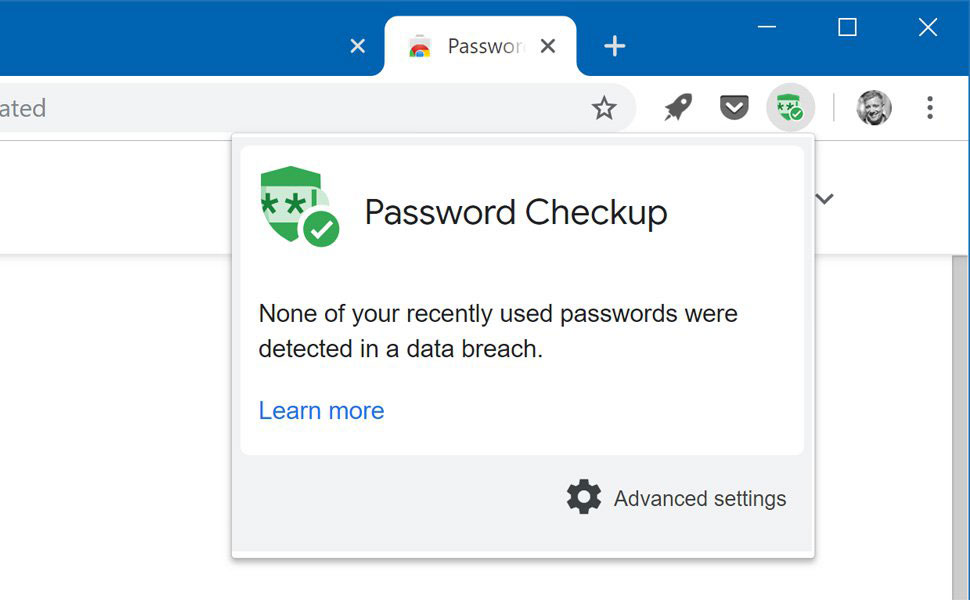 Google phát hành addon Password Checkup: kiểm tra xem mật khẩu của người dùng có bị lộ hay không