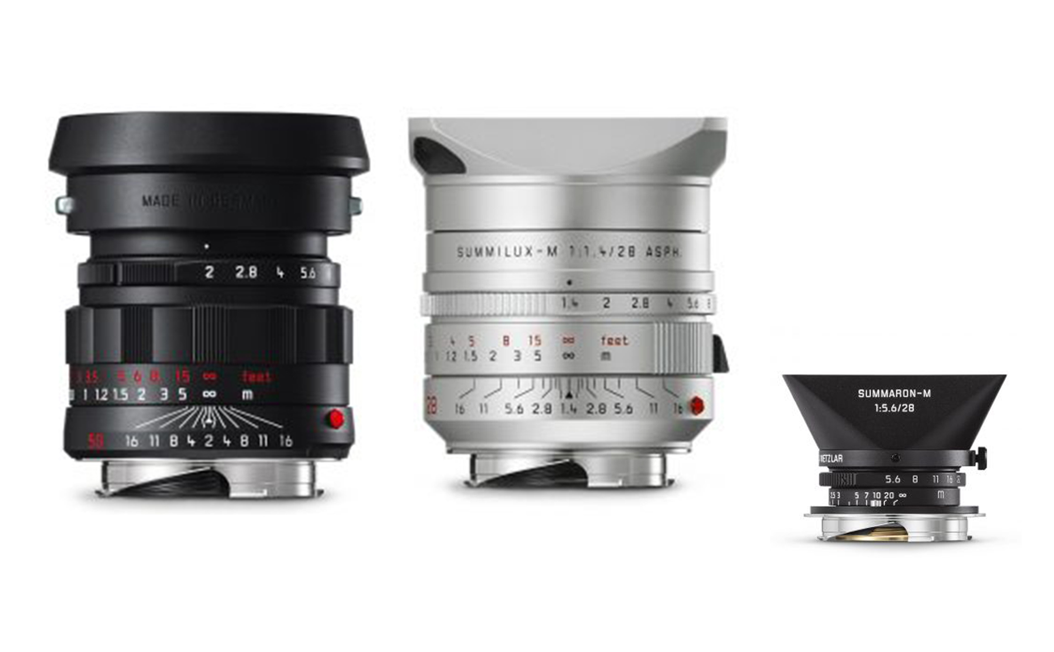 Leica sẽ bán 3 ống kính ngàm M phiên bản giới hạn vào cuối tháng 02/2019