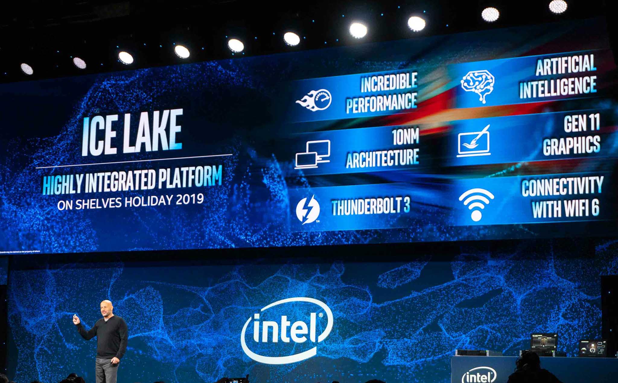 Ice Lake - dòng vi xử lý tiến trình 10 nm của Intel ra mắt vào tháng 6, trước tiến trên laptop!