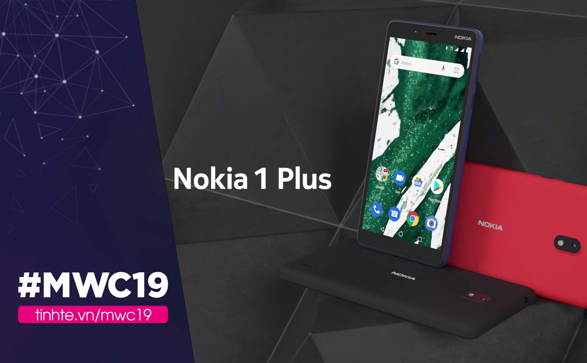 #MWC19: Nokia 1 Plus với màn hình 5,45" 18:9, MT6739WW, Android 9 Go, giá 99 USD