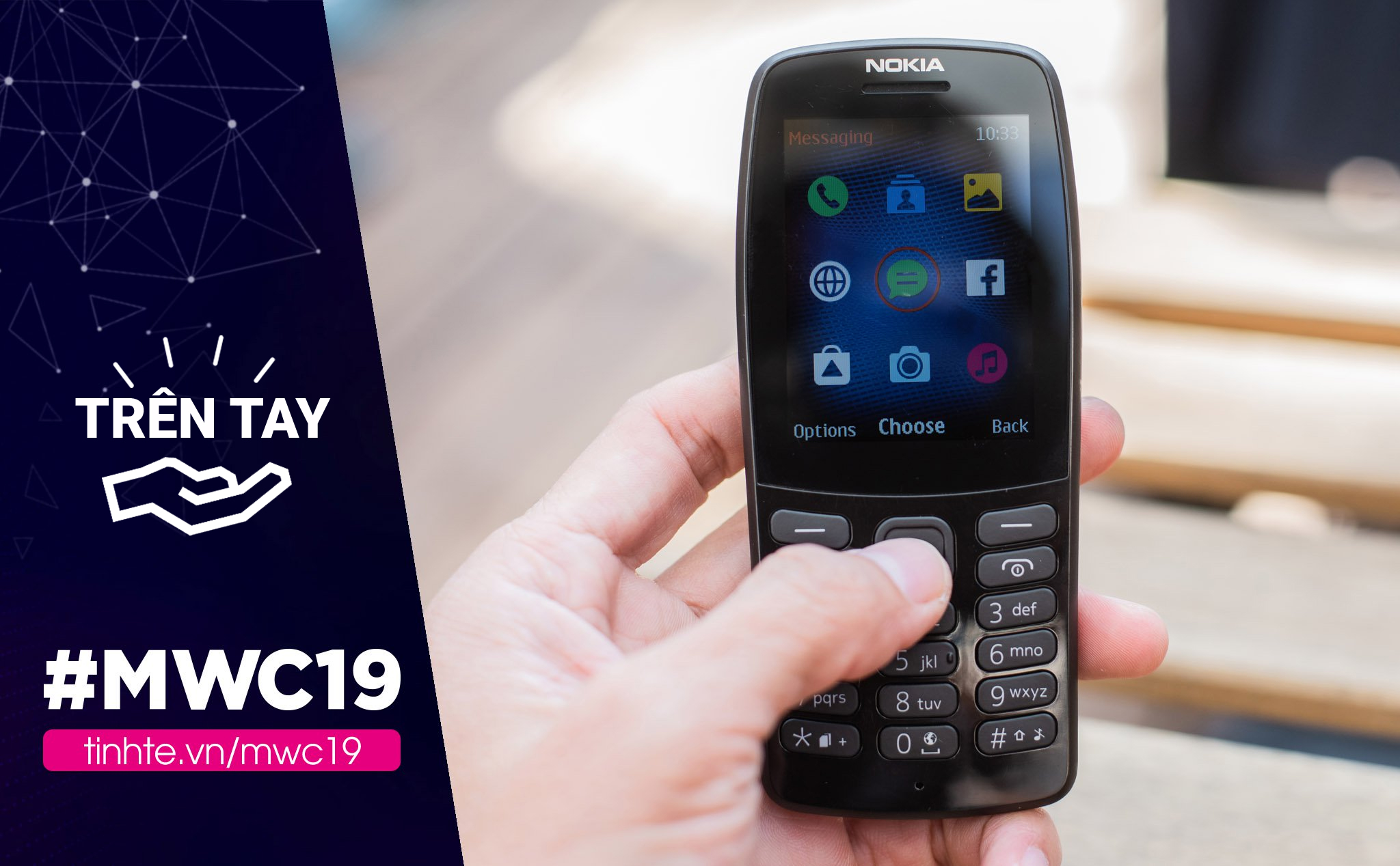 #MWC19: Trên tay Nokia 210