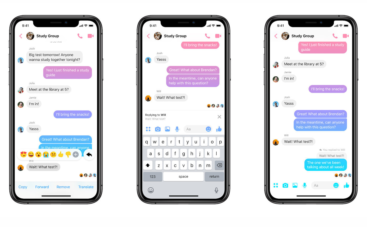 Facebook Messenger cập nhật tính năng trả lời tin nhắn theo cá nhân khi chat nhóm