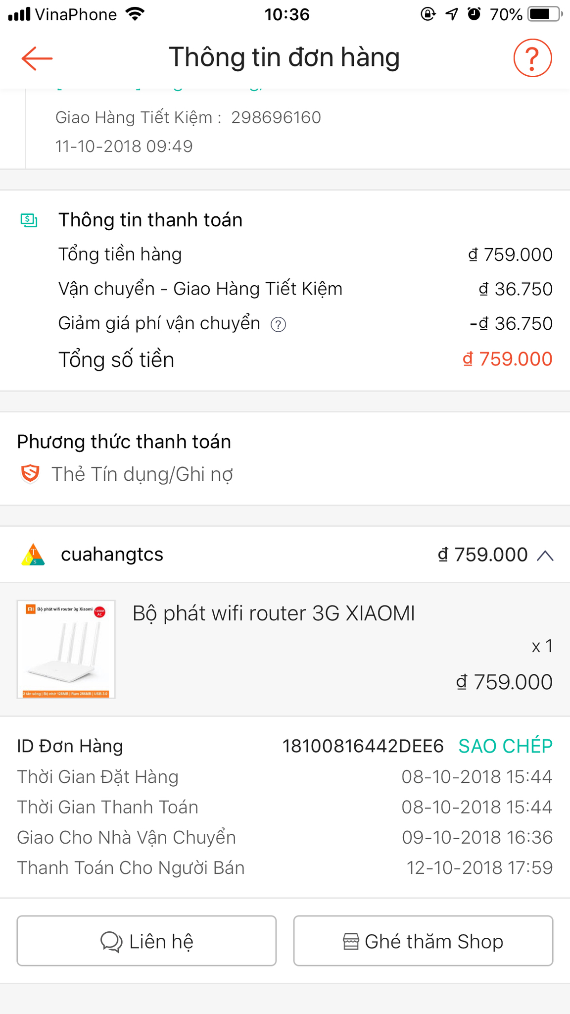 Mình đã từng mua rất nhiều sản phẩm Xiaomi của cuahangtcs.com nhưng hôm nay mới phải gọi vào số...