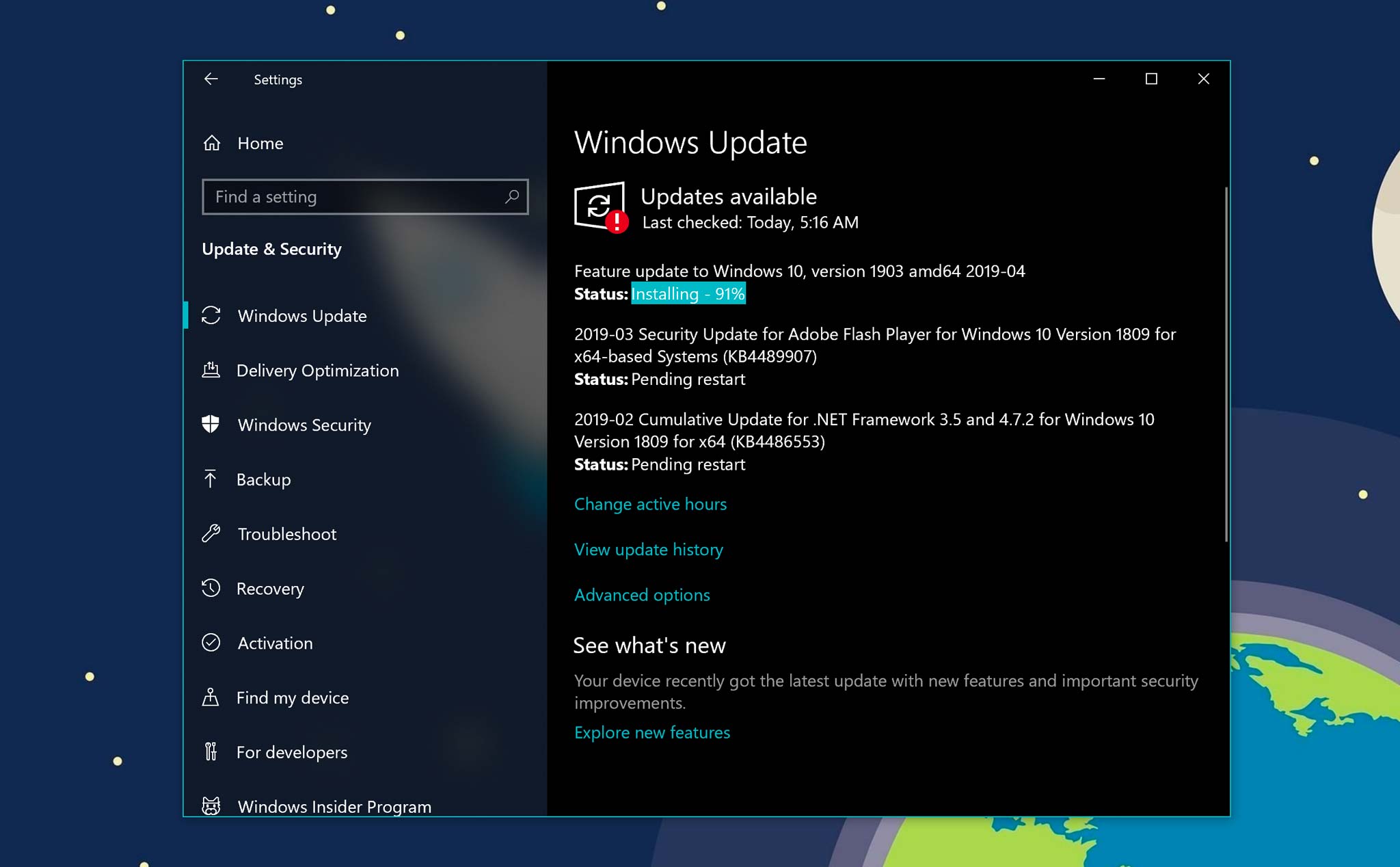 Windows 10 May 2019 Update đã cho tải về xài thử, mời anh em