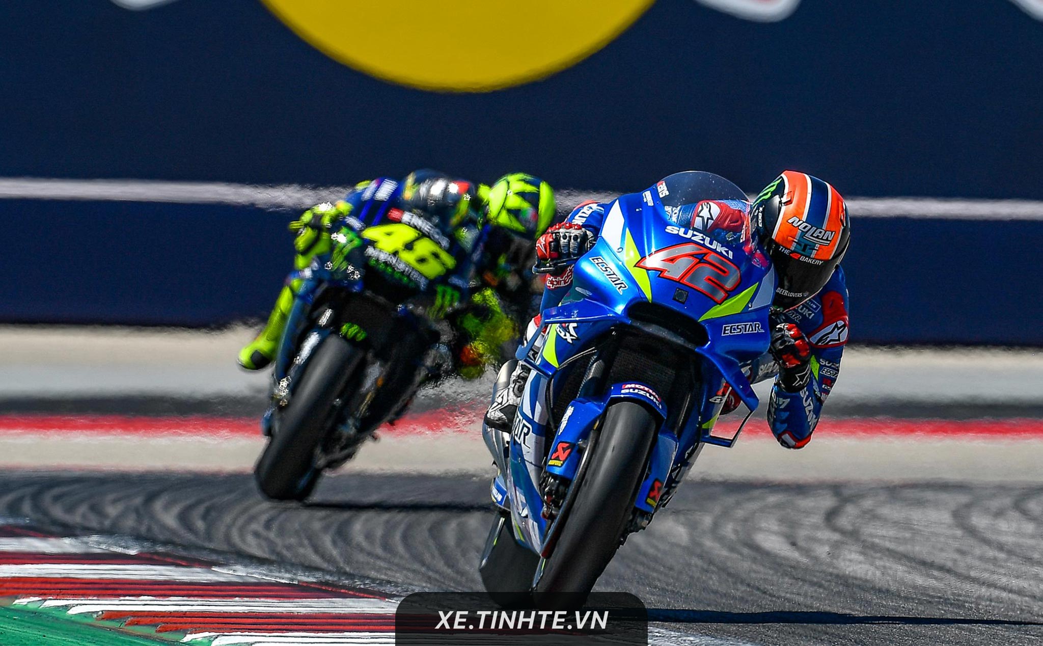#MotoGP19 - Rins của Suzuki về nhất khi Marquez tự té, Dovi giành ngôi đầu BXH