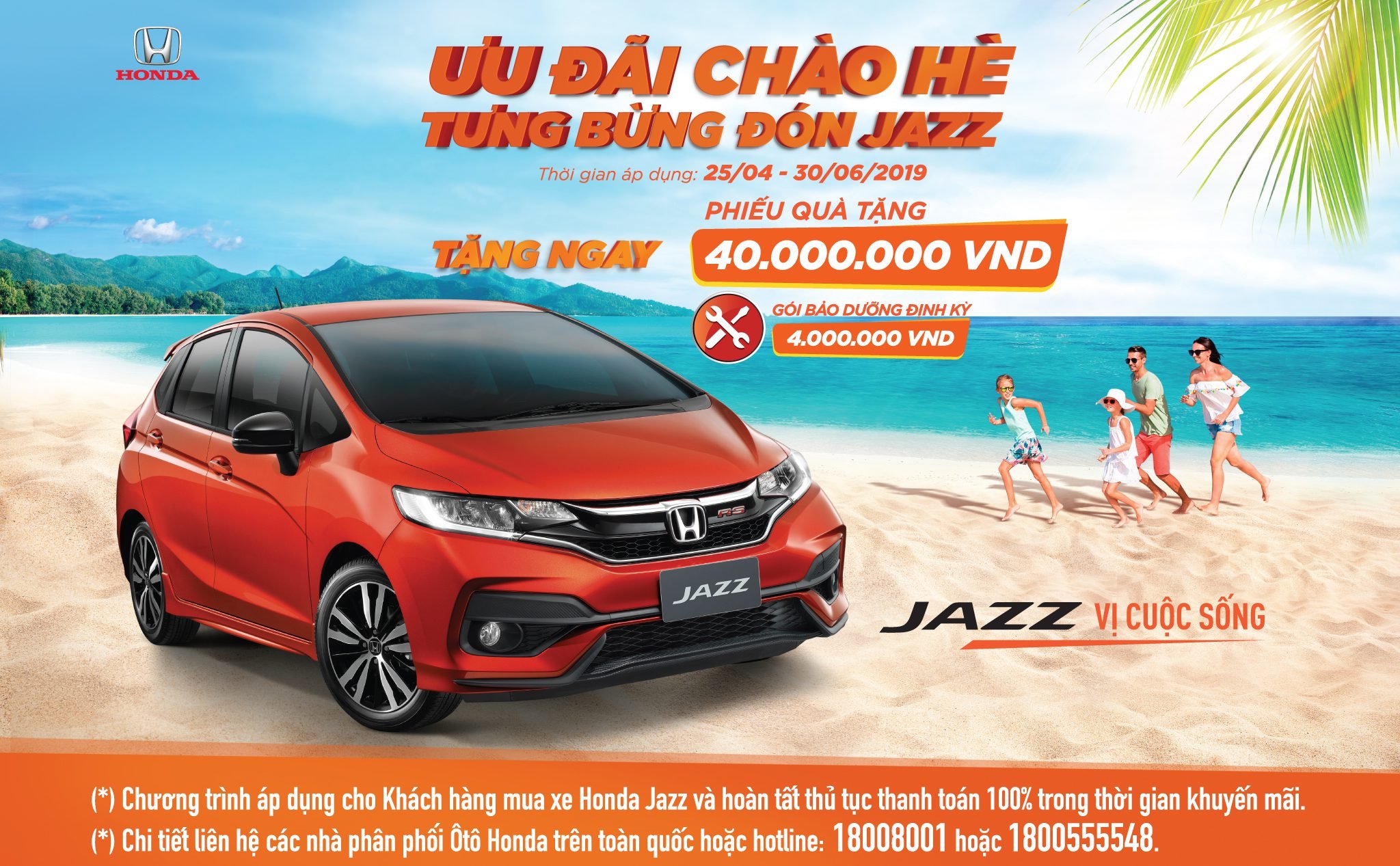 [QC] Honda Việt Nam triển khai chương trình khuyến mại “Ưu đãi chào hè, tưng bừng đón Jazz”