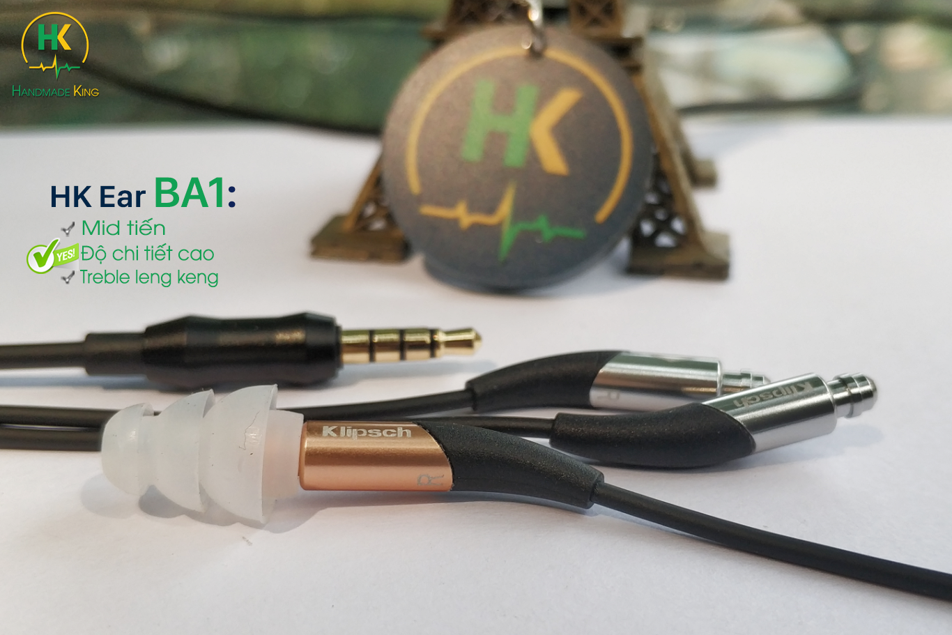 Đánh giá tai nghe DIY HK Ear BA1 của Handmade King