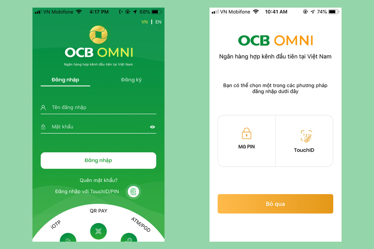 Dùng thử ứng dụng ngân hàng OCB Omni: mọi giao dịch đều miễn phí