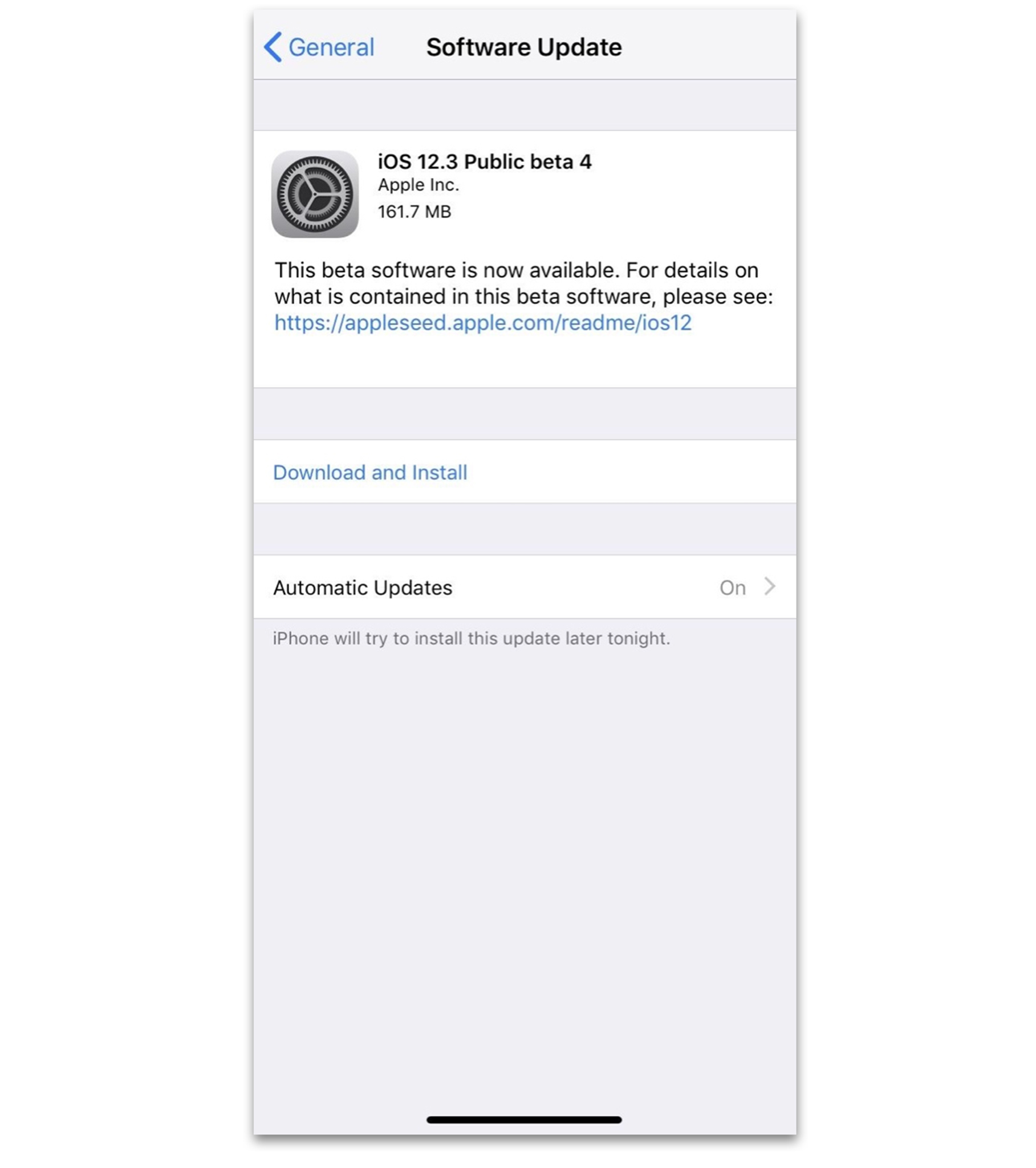 Đã có iOS 12.3 beta 4, mời anh em cập nhật!