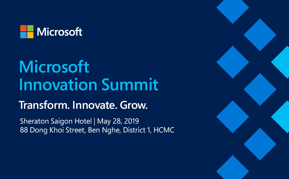 Mời tham dự sự kiện Microsoft Innovation Summit ở TP.HCM ngày 28/5